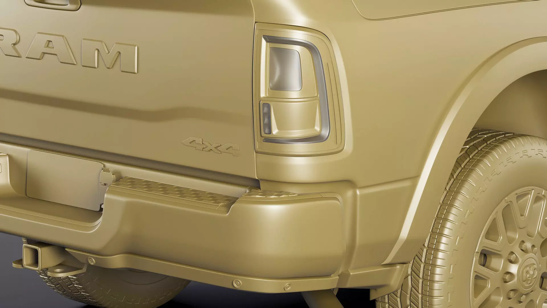 Ram 2500 HD Limited Longhorn 2025 3D model_33