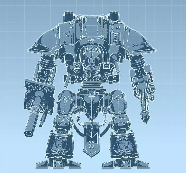 Cyborg Knight 3D print model_3
