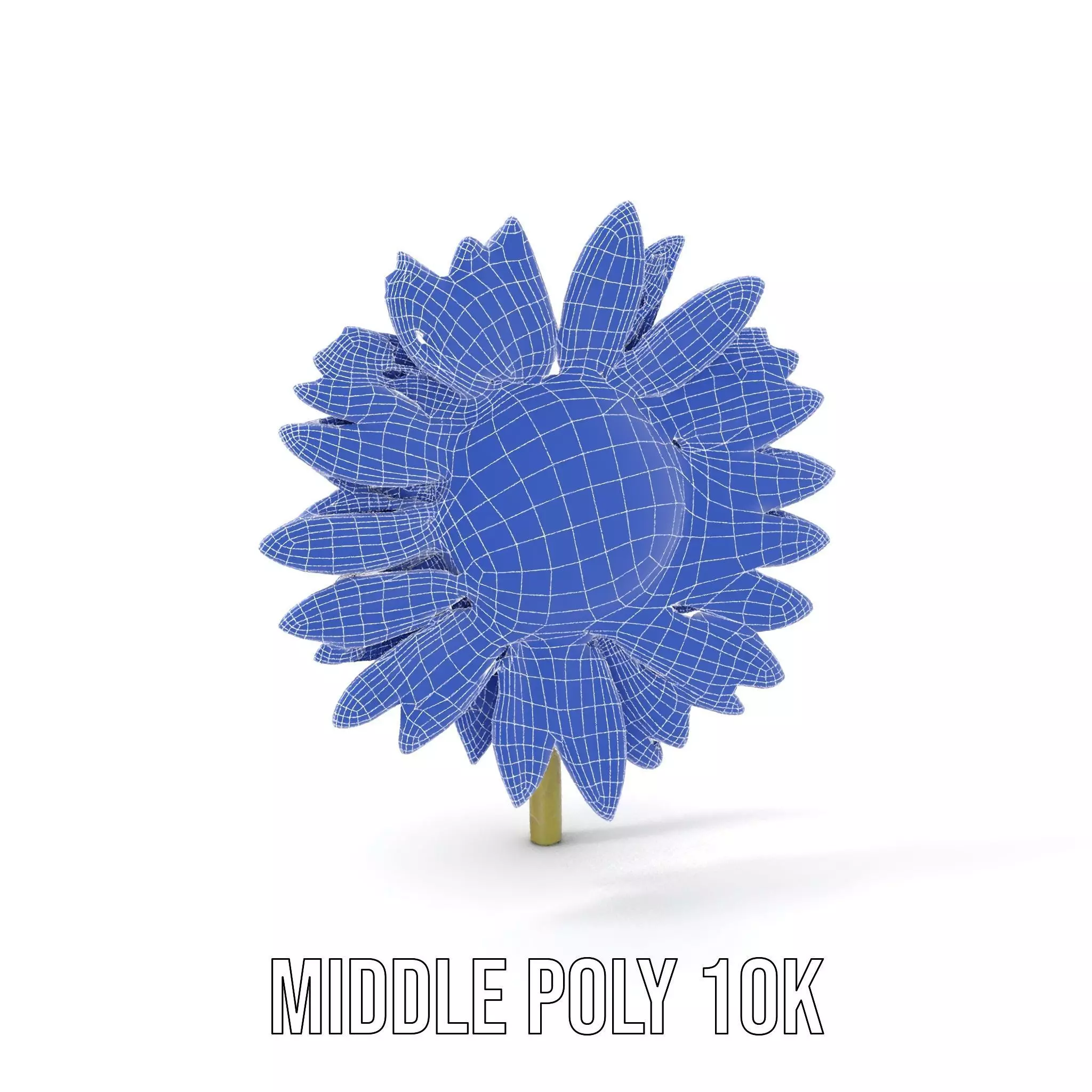 Radiant Sunflower model pack Low-poly 3D model_30