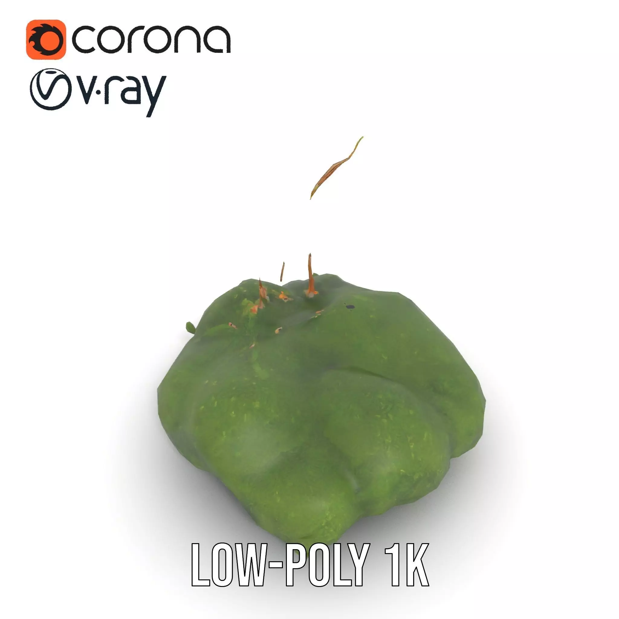 Lush Greenery Arrangement model pack Low-poly 3D model_9