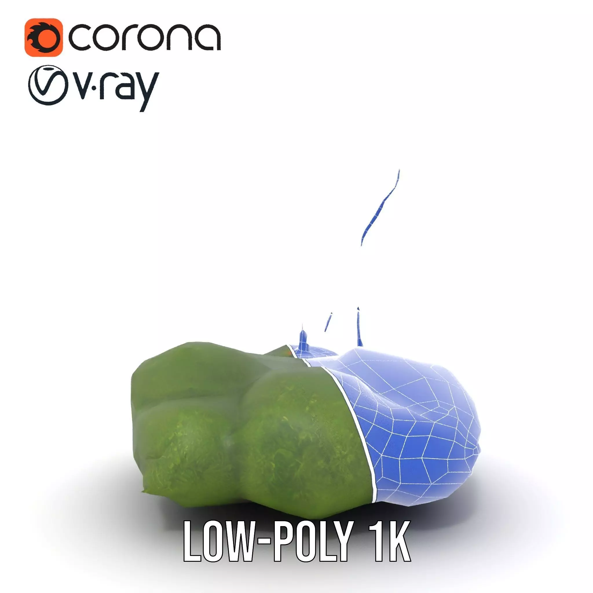 Lush Greenery Arrangement model pack Low-poly 3D model_17