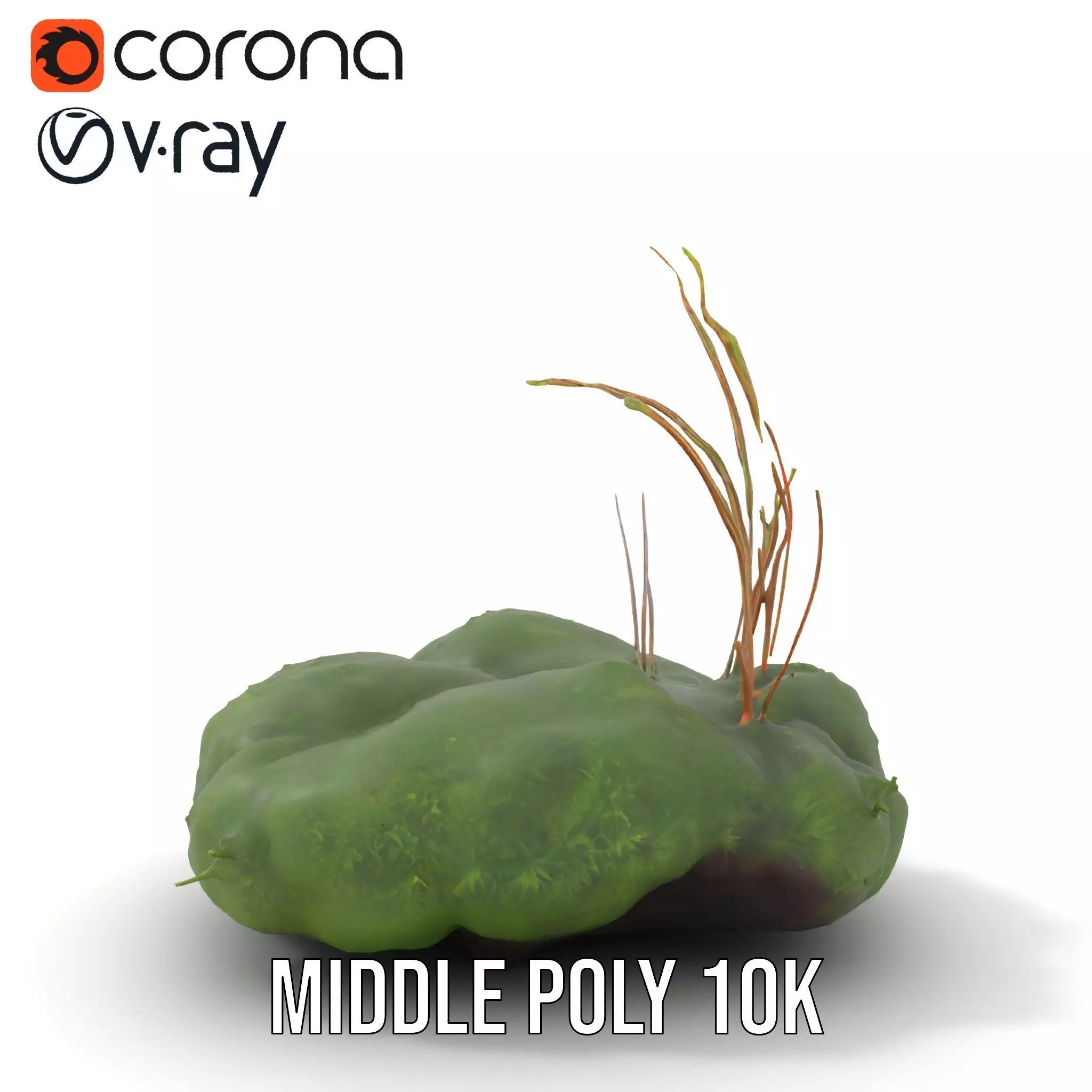 Lush Greenery Arrangement model pack Low-poly 3D model_11