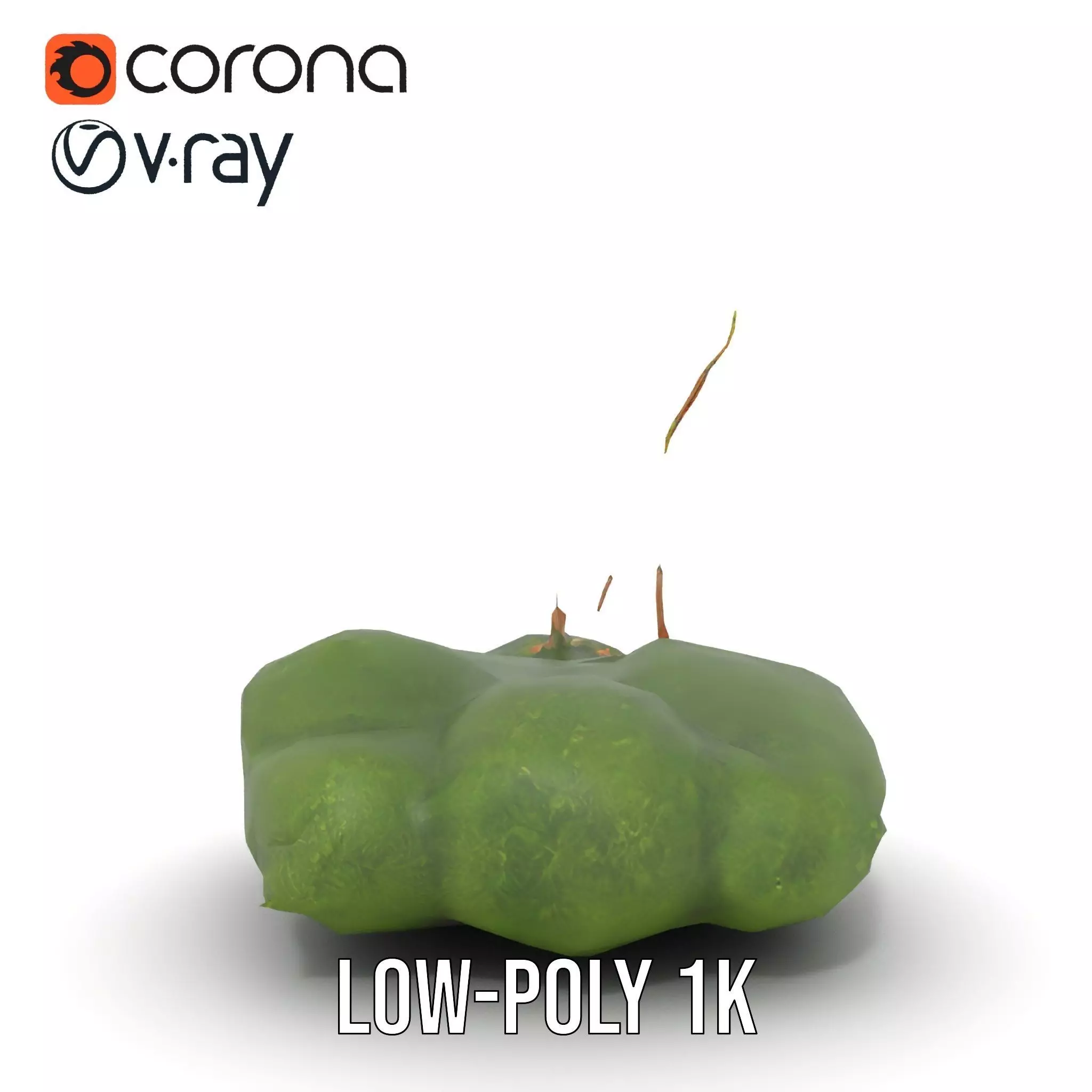 Lush Greenery Arrangement model pack Low-poly 3D model_12