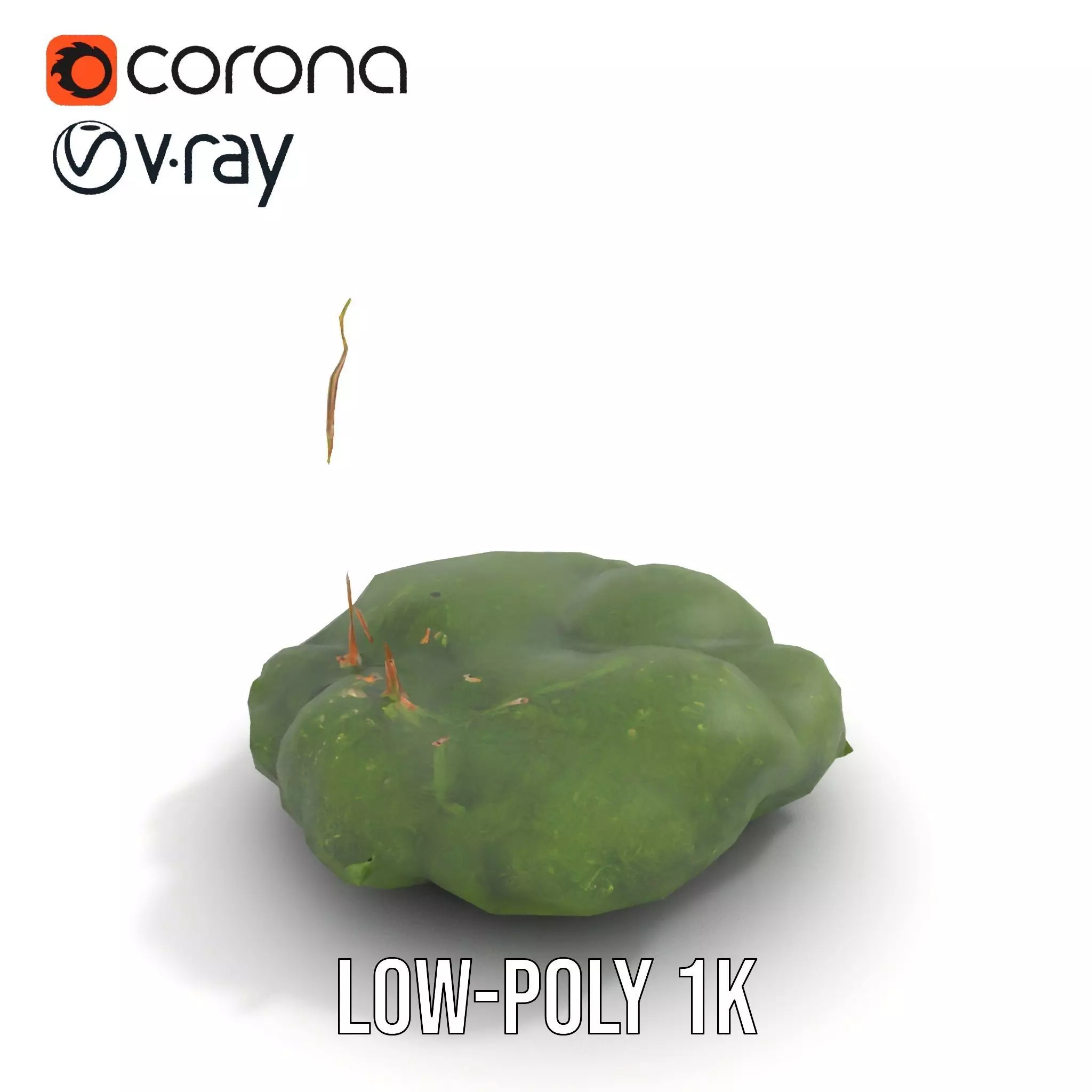 Lush Greenery Arrangement model pack Low-poly 3D model_7