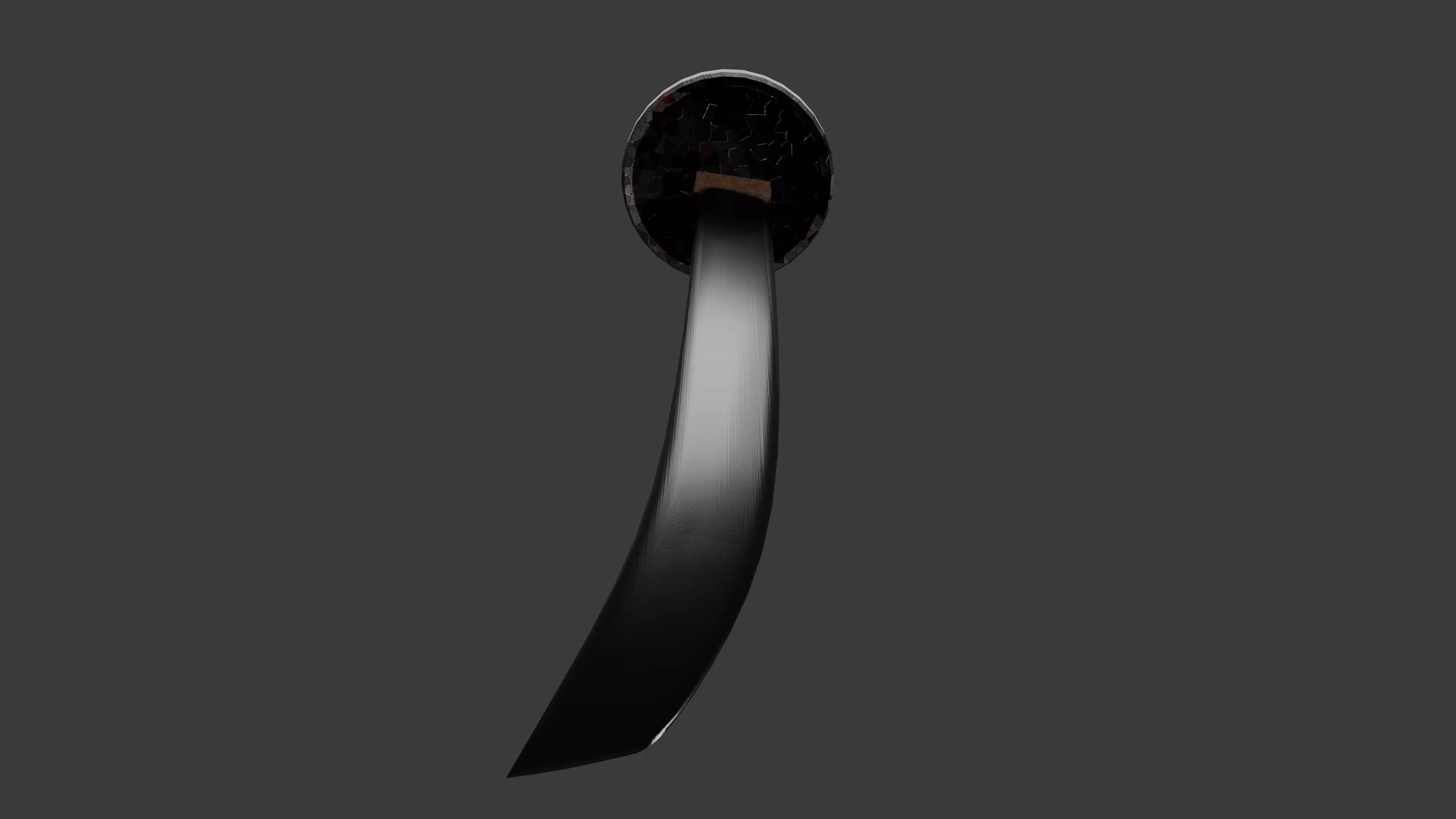 Samurai Katana 3D model_1