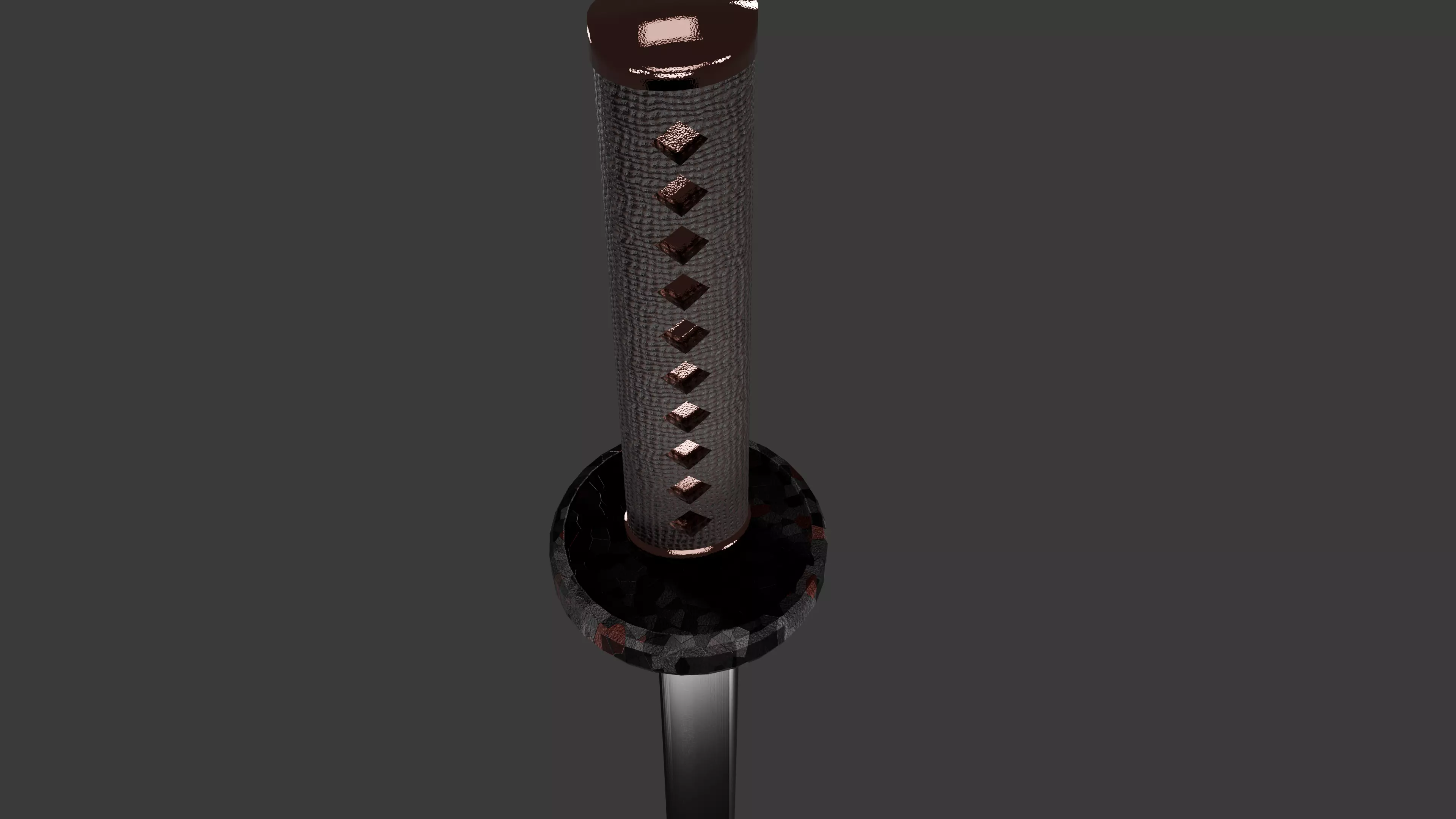 Samurai Katana 3D model_2