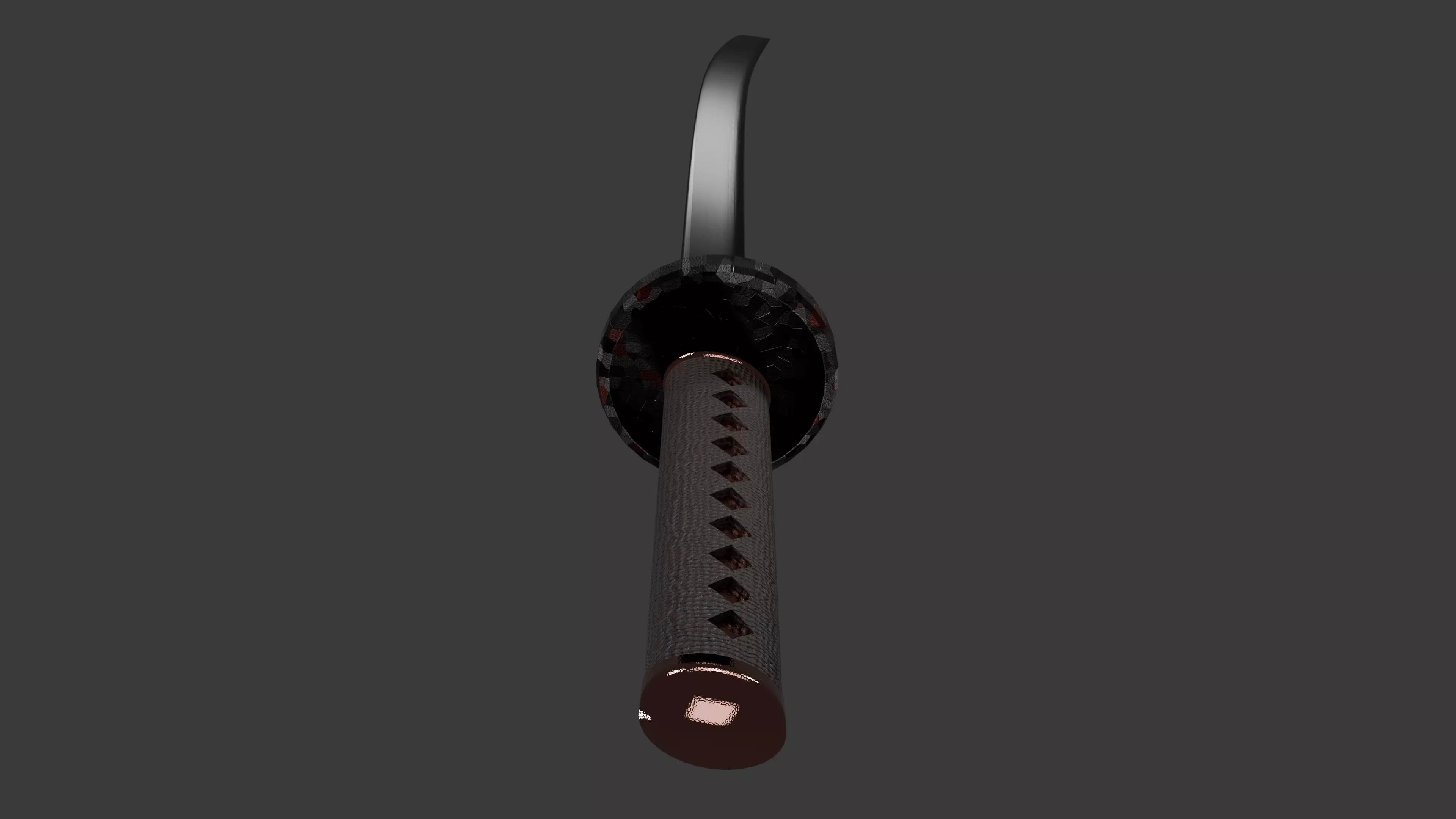 Samurai Katana 3D model_5