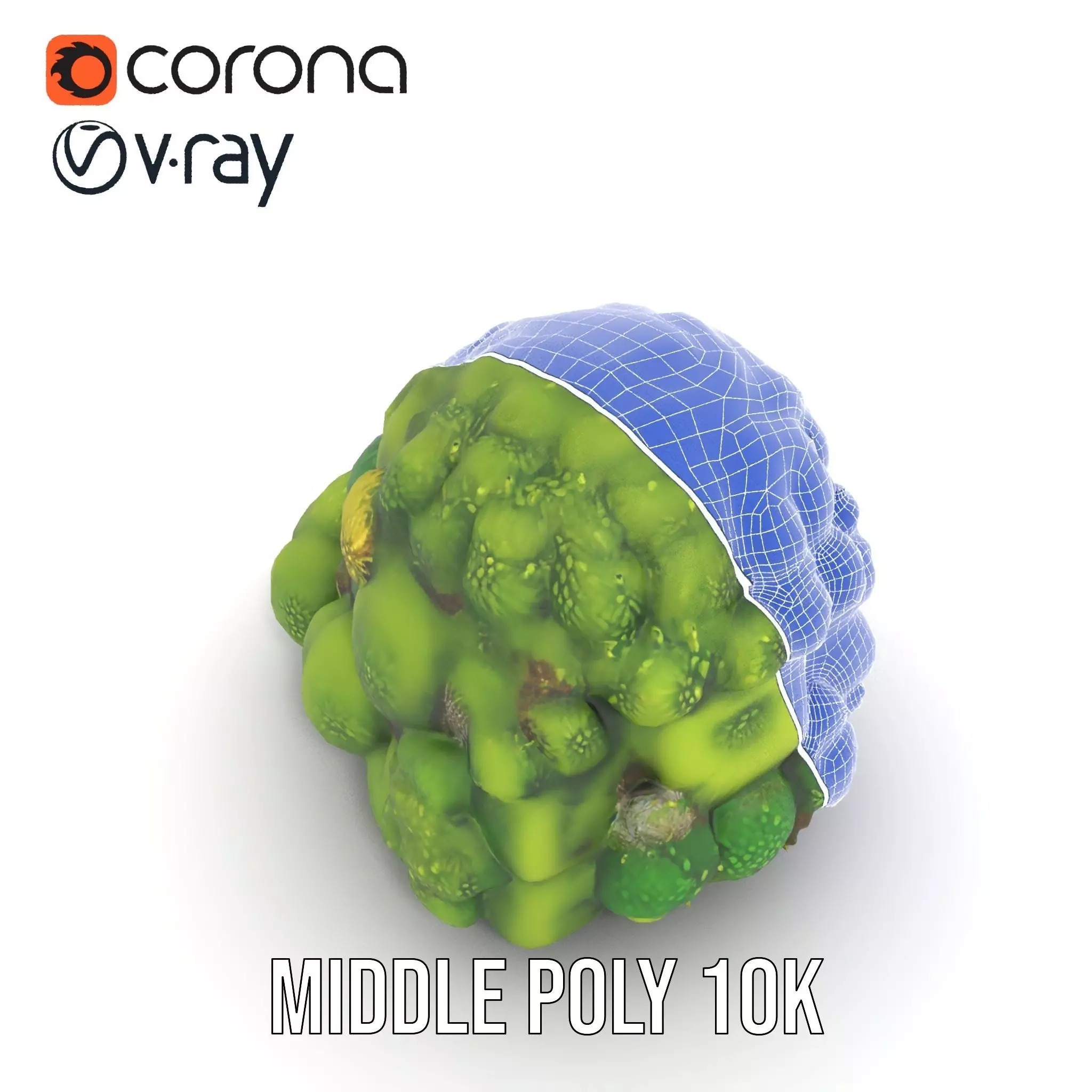 Lush Greenery Cluster model pack Low-poly 3D model_23