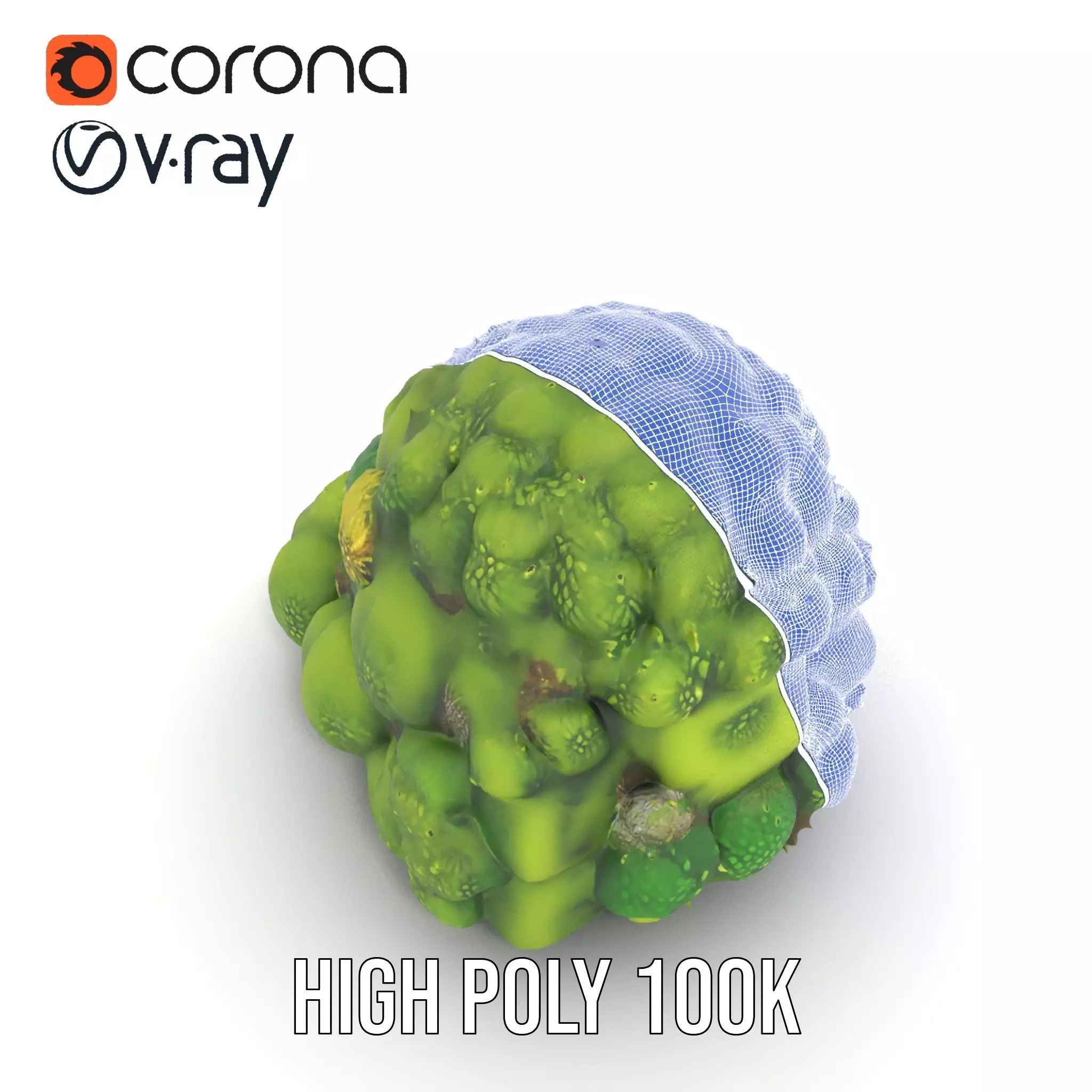 Lush Greenery Cluster model pack Low-poly 3D model_20