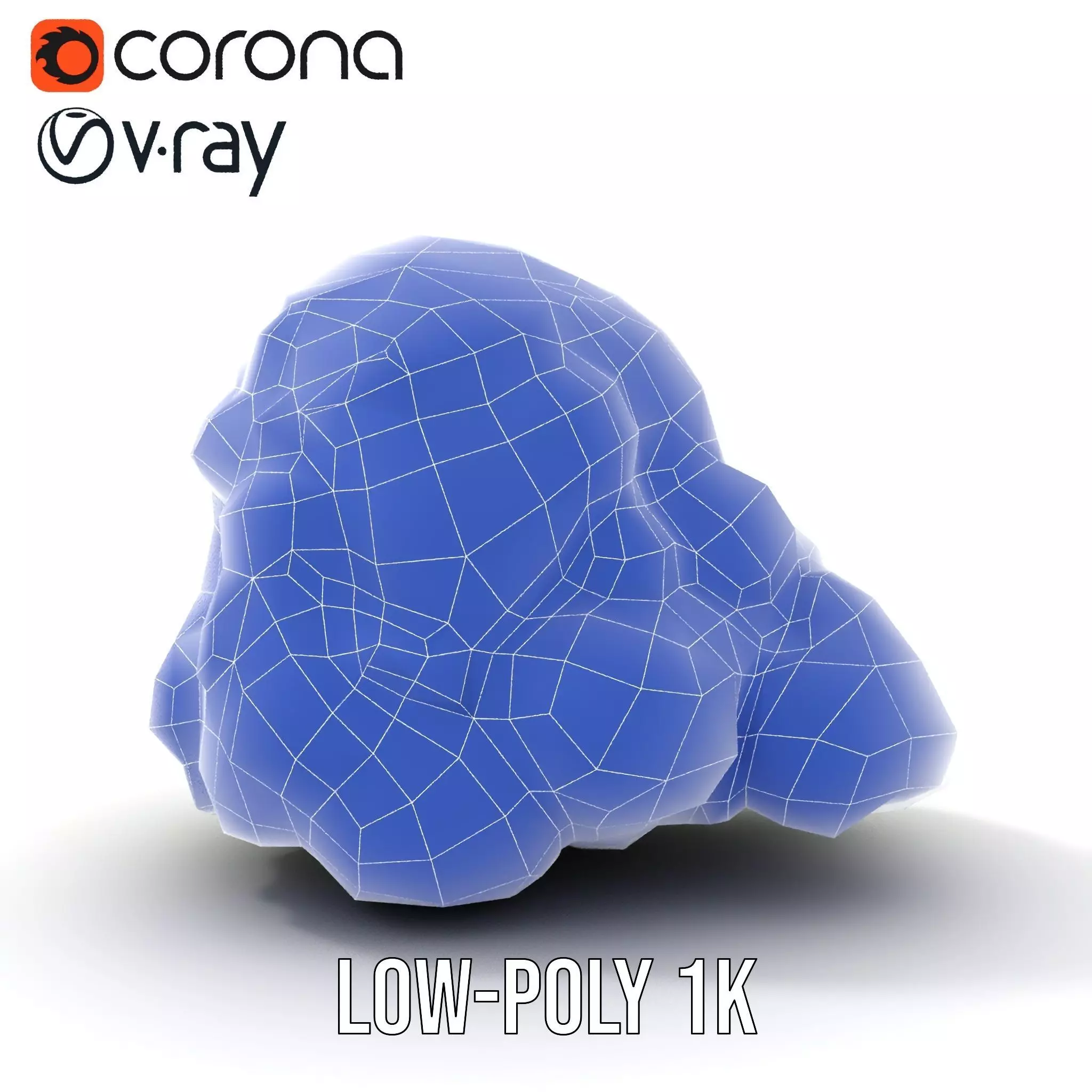 Lush Greenery Cluster model pack Low-poly 3D model_30