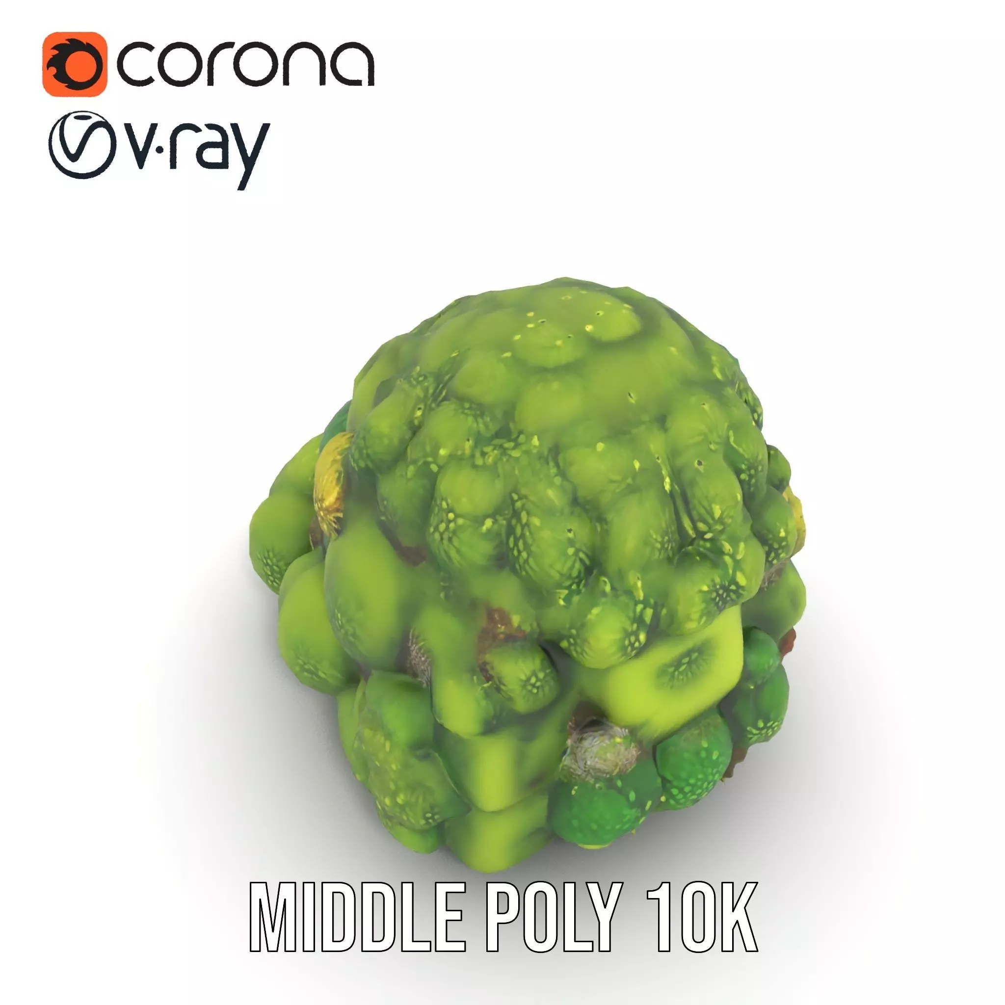 Lush Greenery Cluster model pack Low-poly 3D model_18