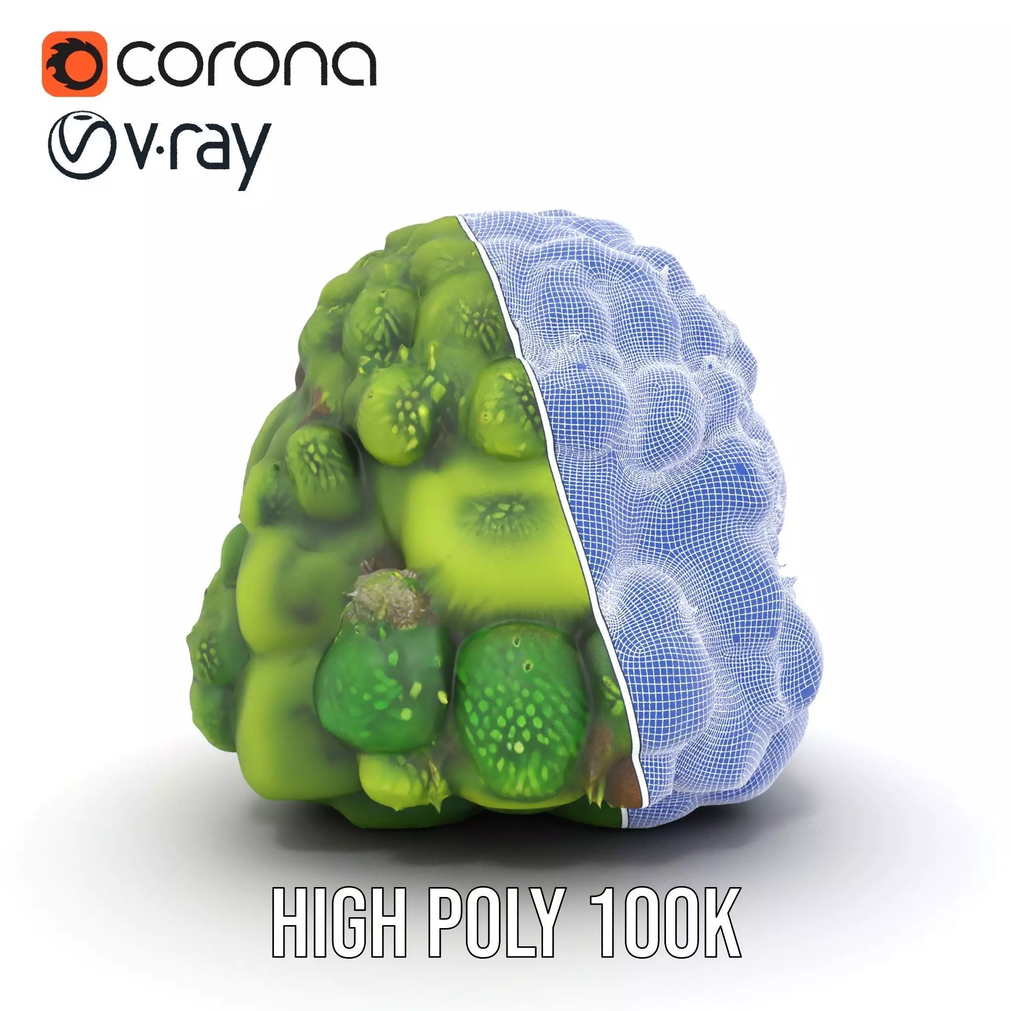 Lush Greenery Cluster model pack Low-poly 3D model_34