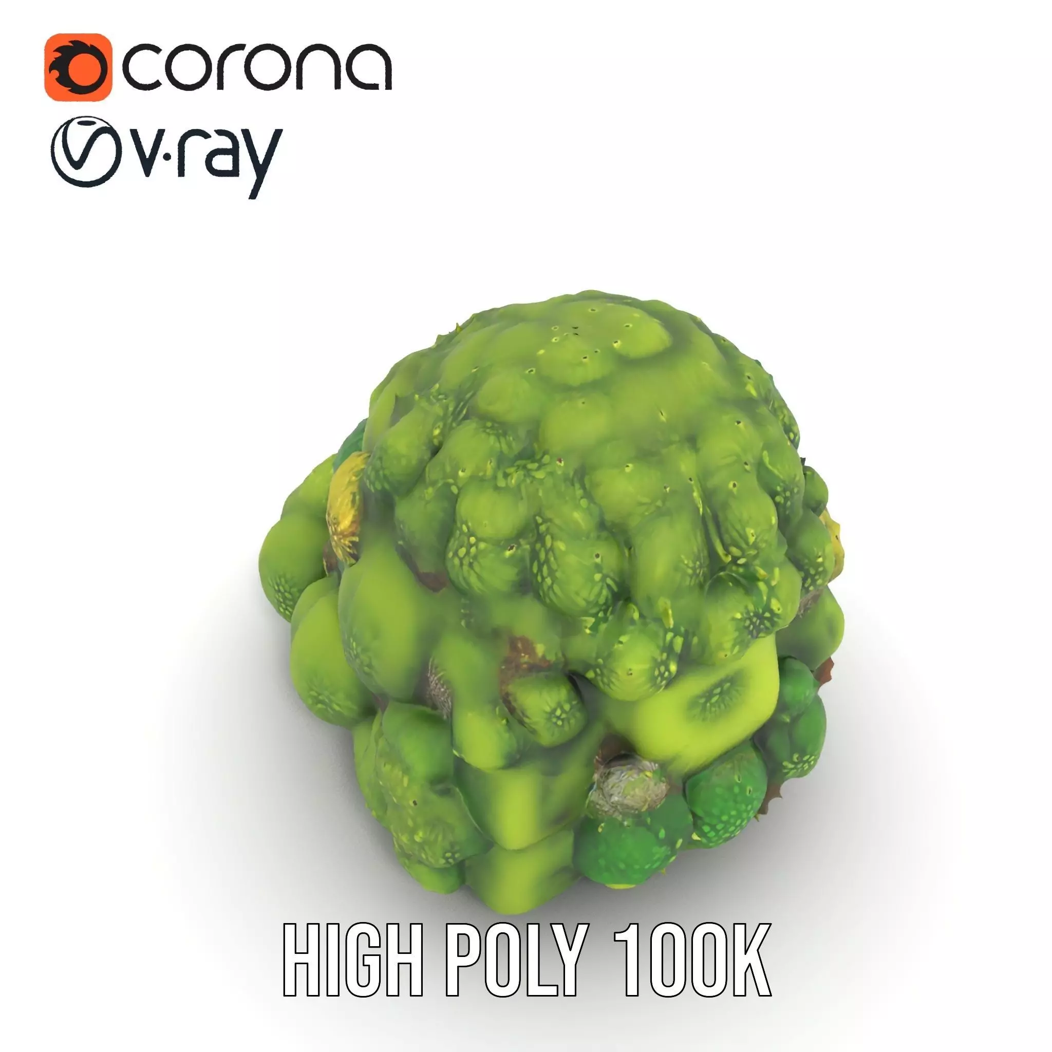 Lush Greenery Cluster model pack Low-poly 3D model_15