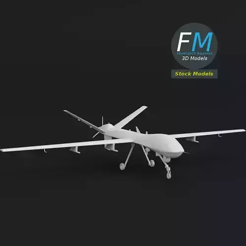 MQ-9 Reaper UAV drone 3D model