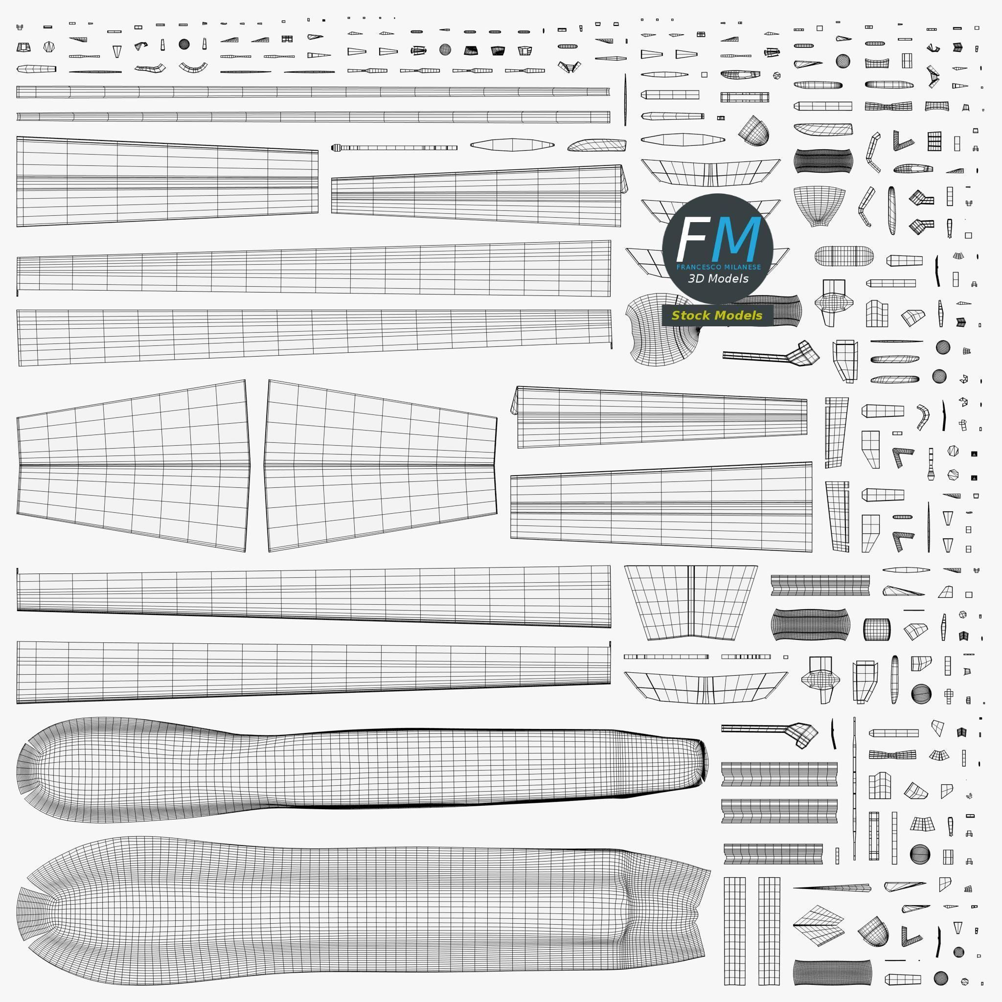 MQ-9 Reaper UAV drone 3D model_11