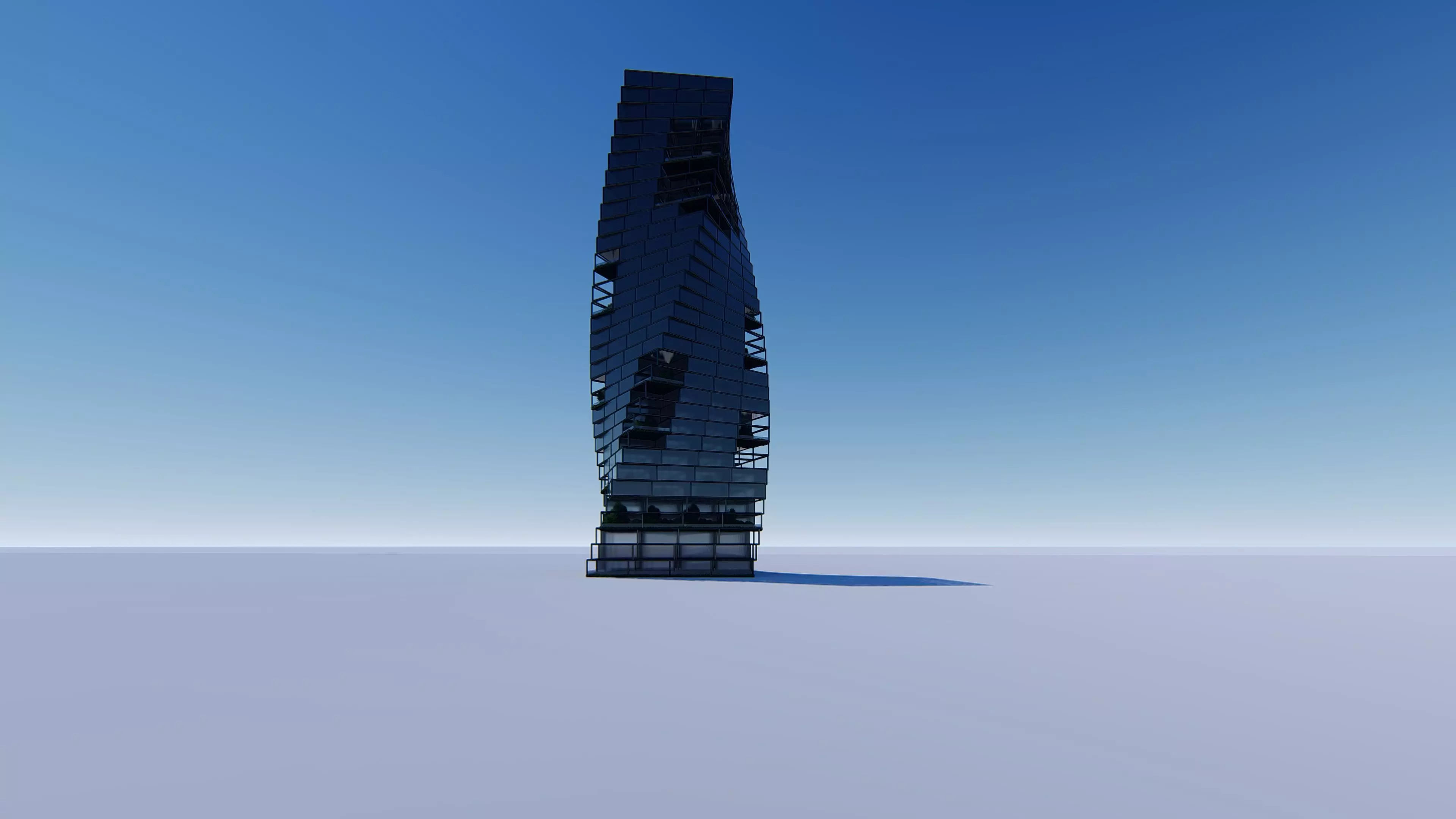 Parametric Tower with reduction 3D model