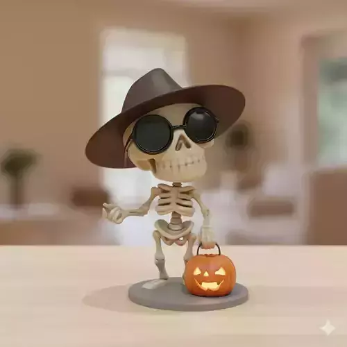 Skeleton Halloween Celebration