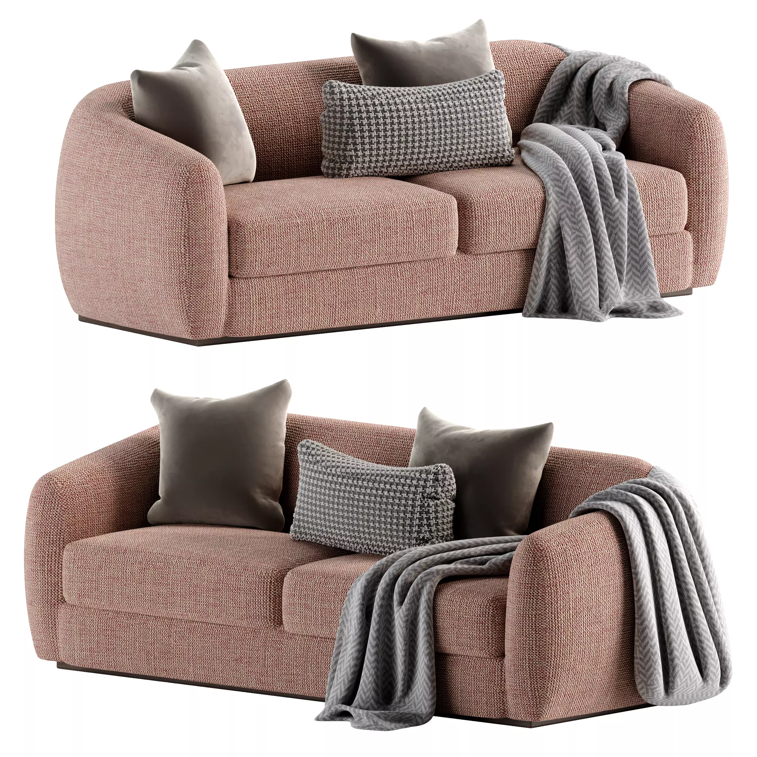 Sofa Stone Modern 3D model