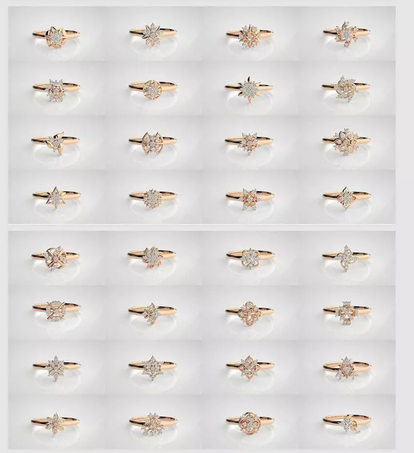 LADESI LIGHT WEIGHT RINGS  3D print model_8