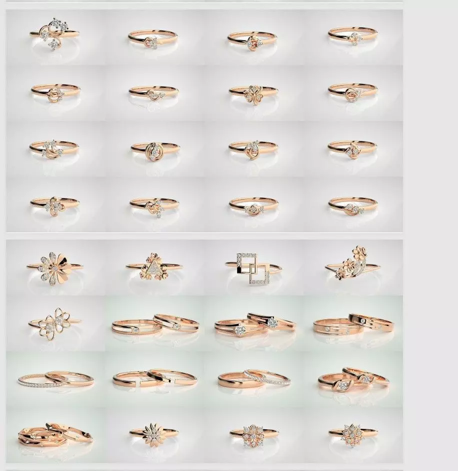 LADESI LIGHT WEIGHT RINGS  3D print model_6