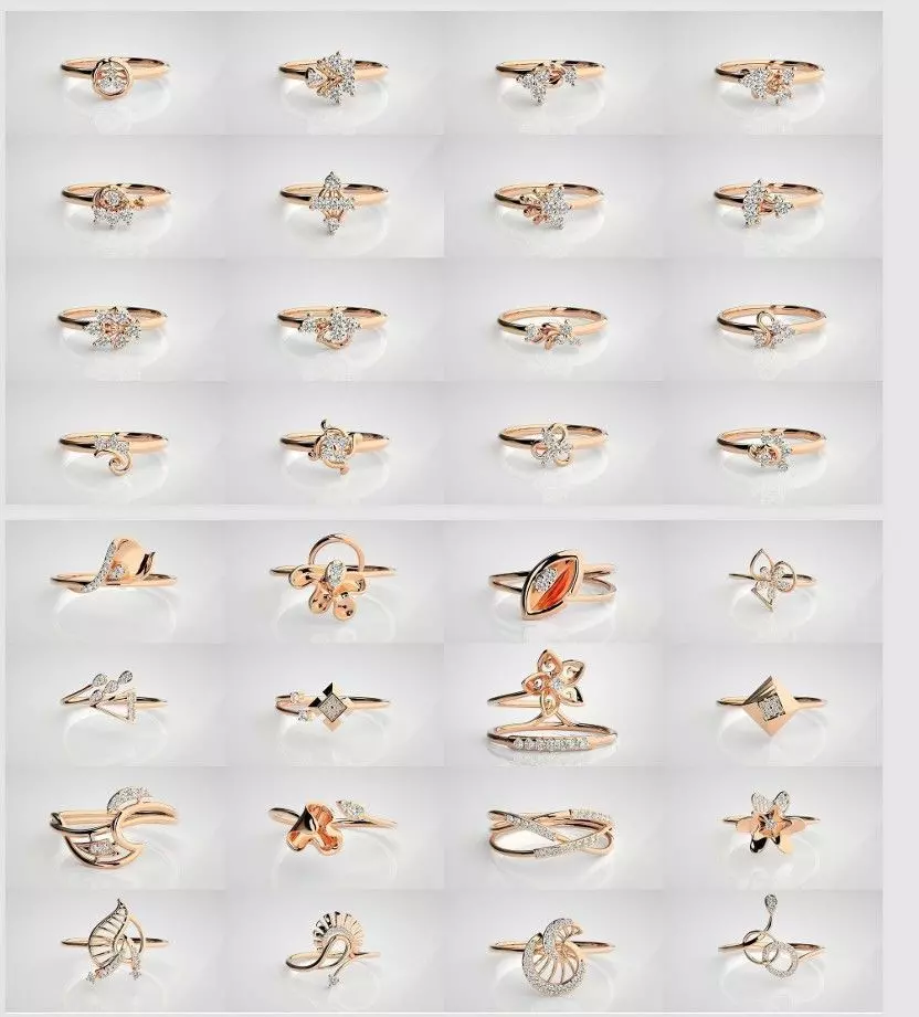 LADESI LIGHT WEIGHT RINGS  3D print model_5