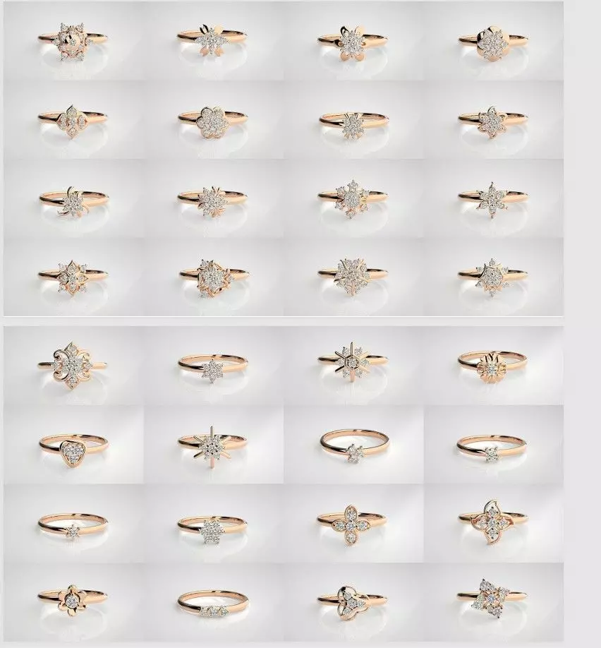 LADESI LIGHT WEIGHT RINGS  3D print model_7