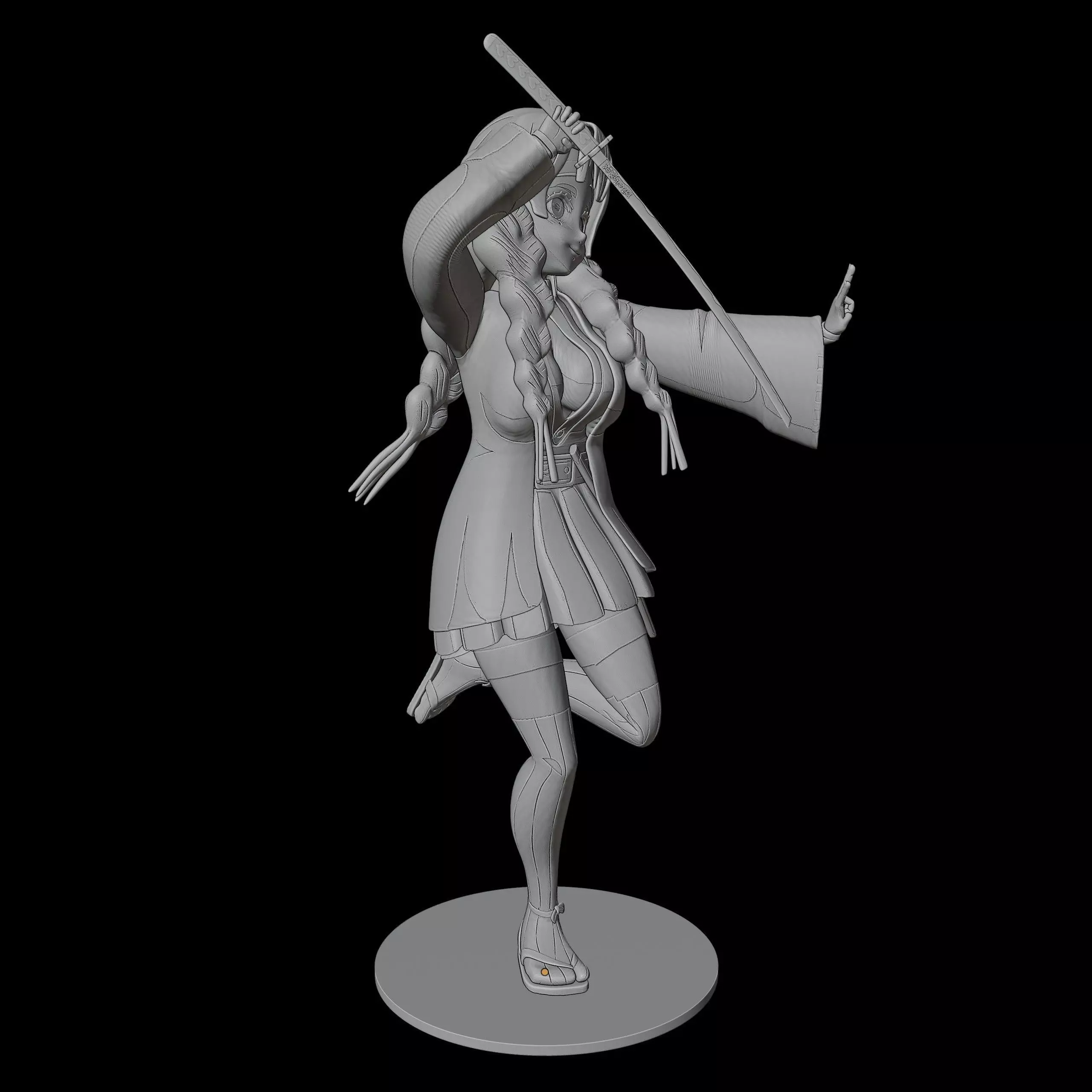 Mitsuri Kanroji 3D print model_11