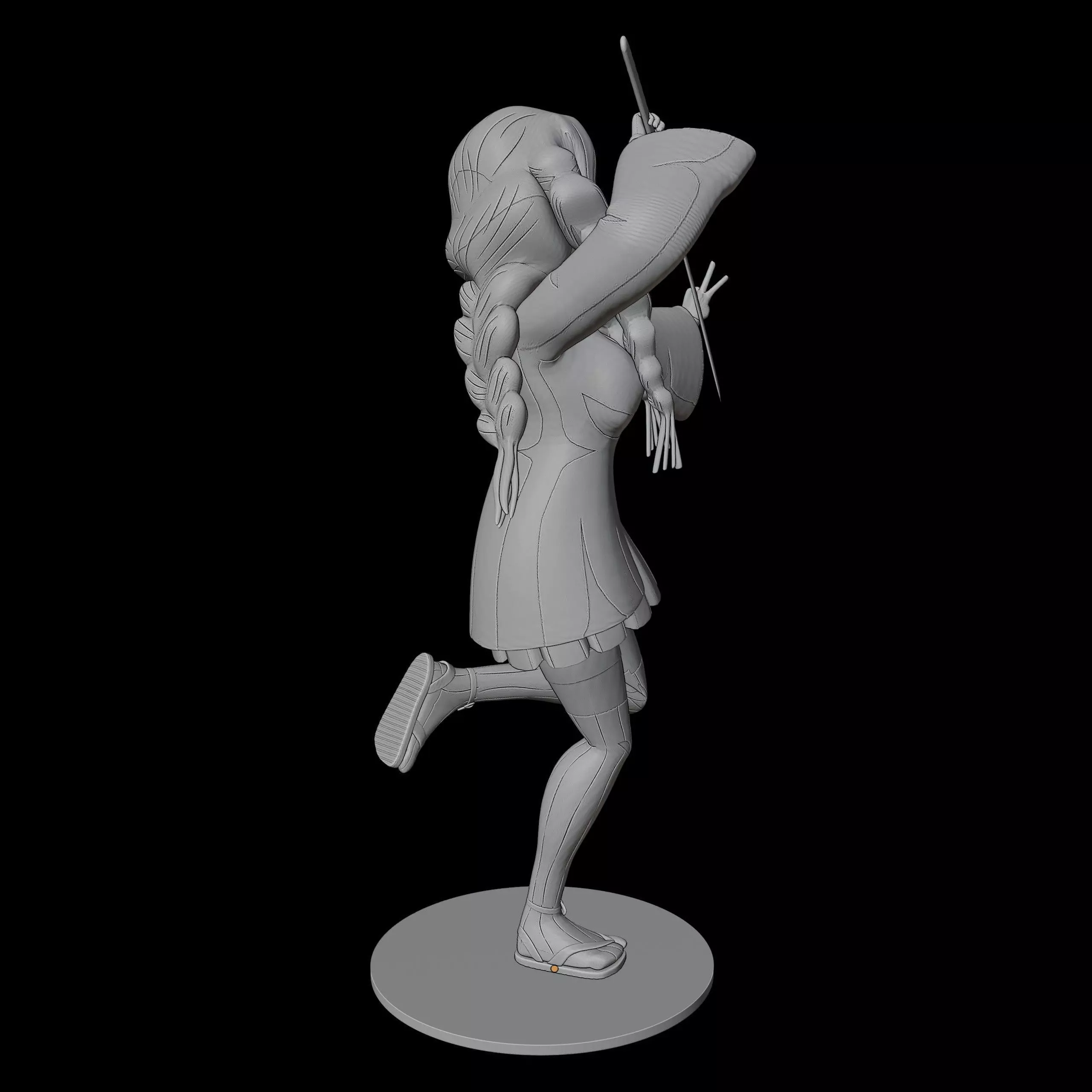 Mitsuri Kanroji 3D print model_9