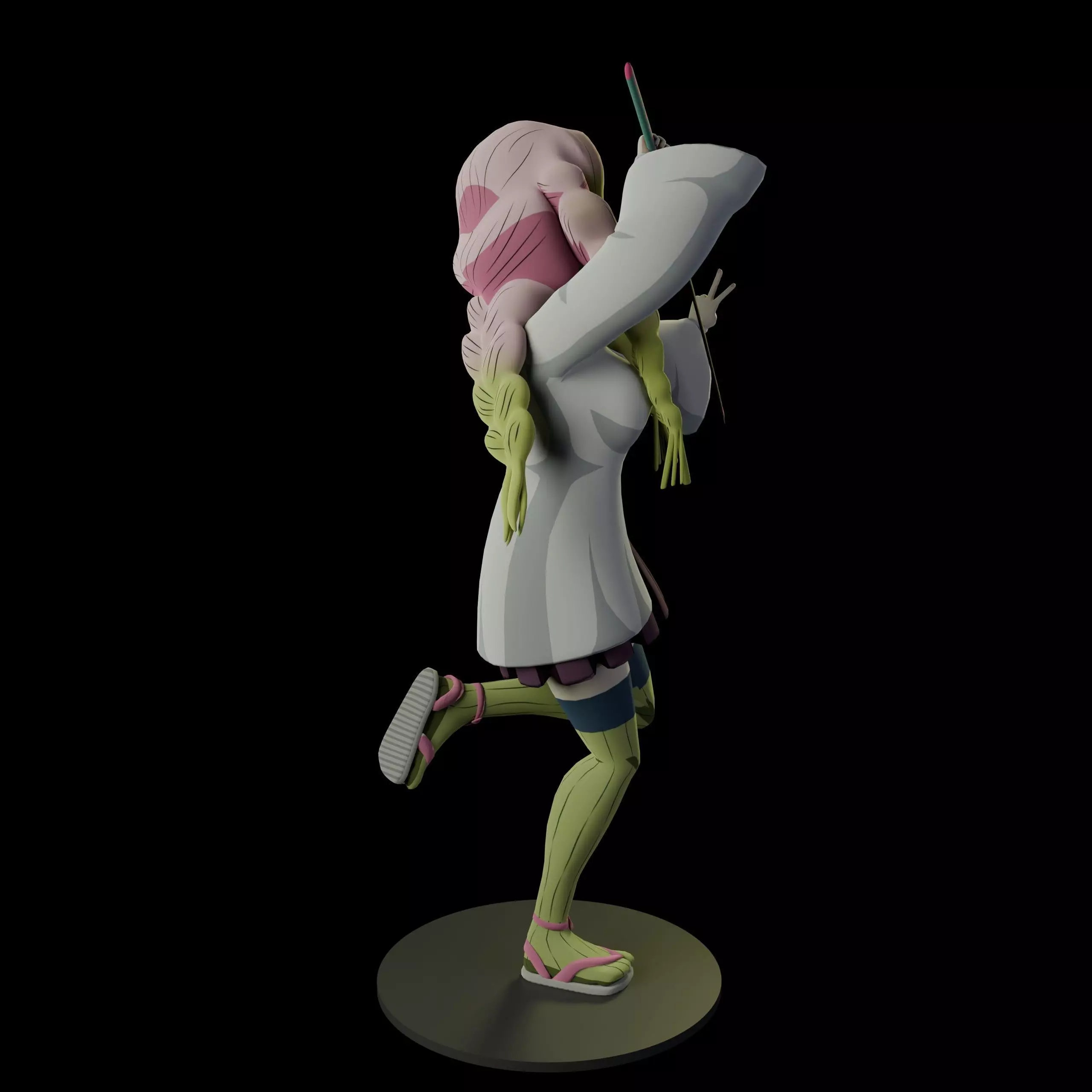 Mitsuri Kanroji 3D print model_8