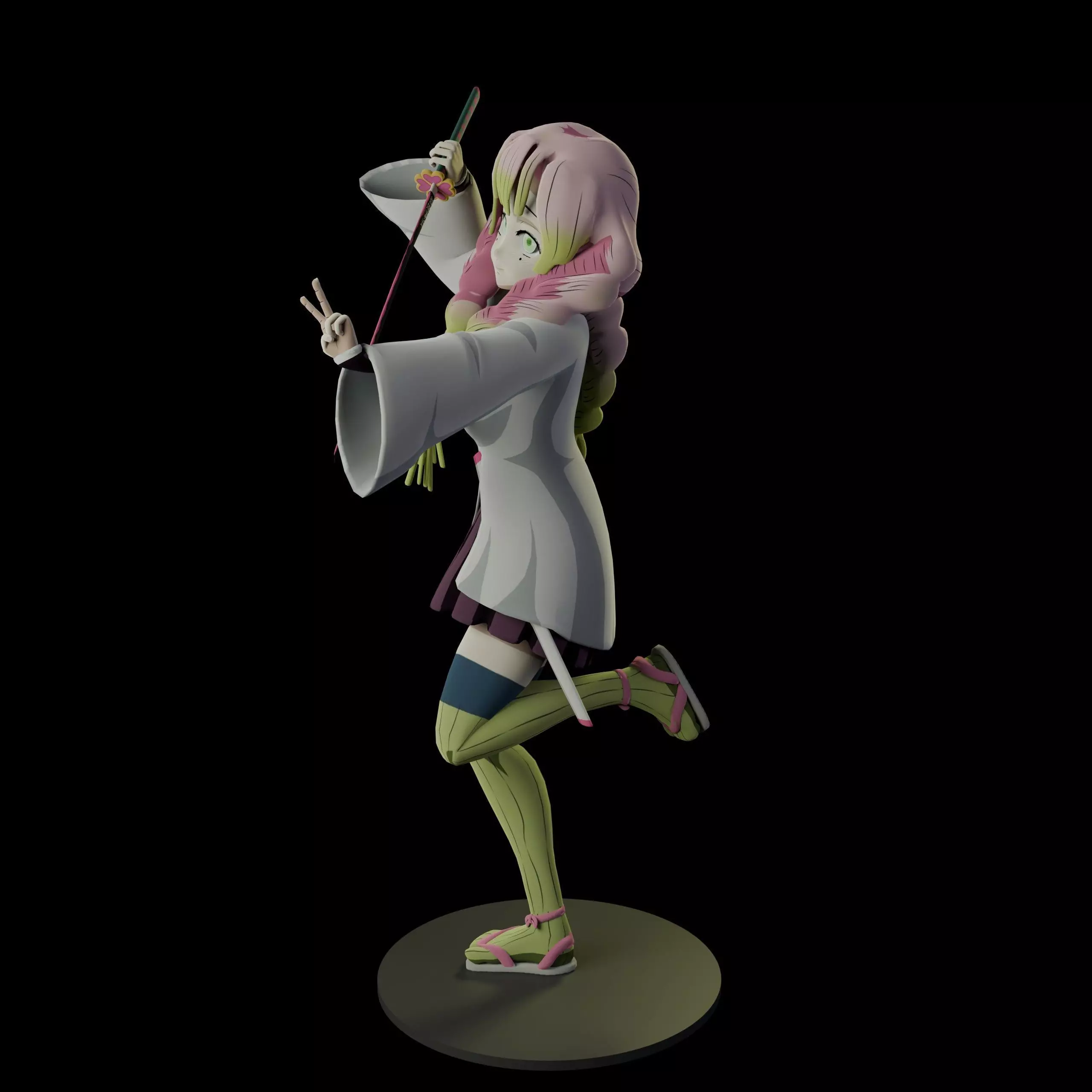 Mitsuri Kanroji 3D print model_2