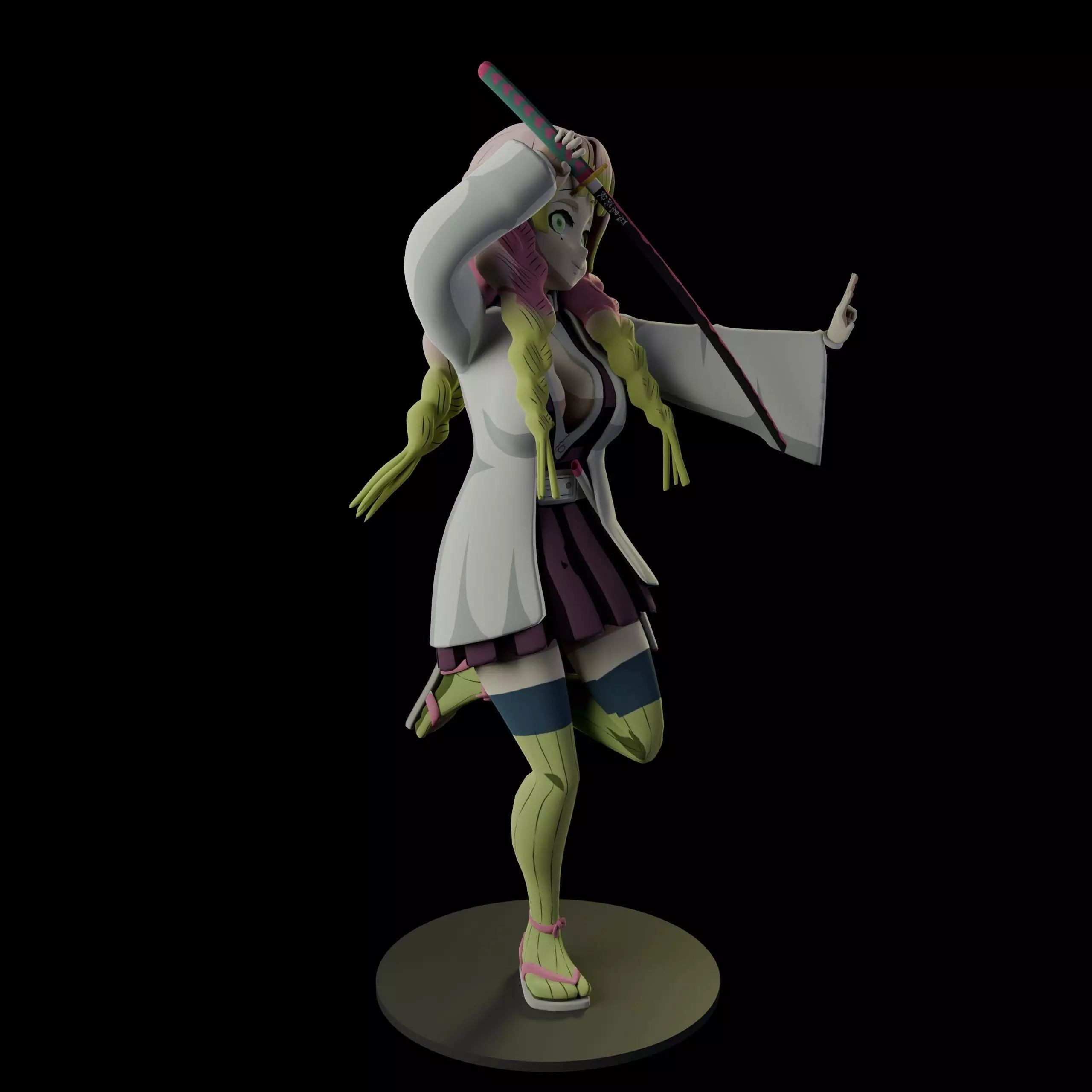 Mitsuri Kanroji 3D print model_10