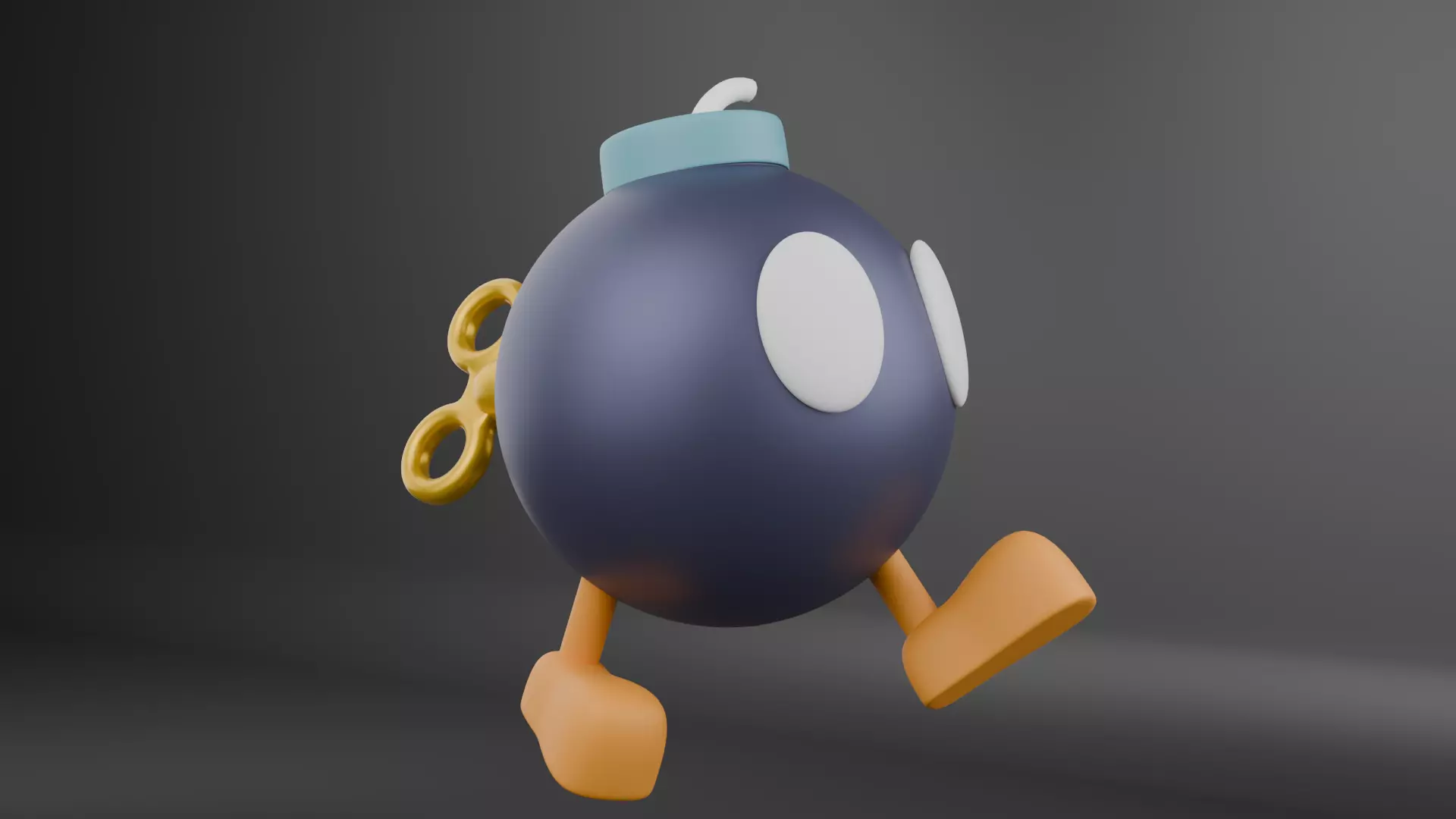 Mario Bomb High-Quality 3D Model 3D model_4