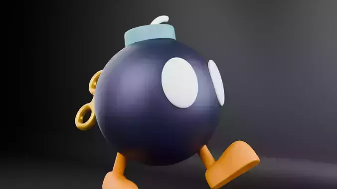 Mario Bomb High-Quality 3D Model