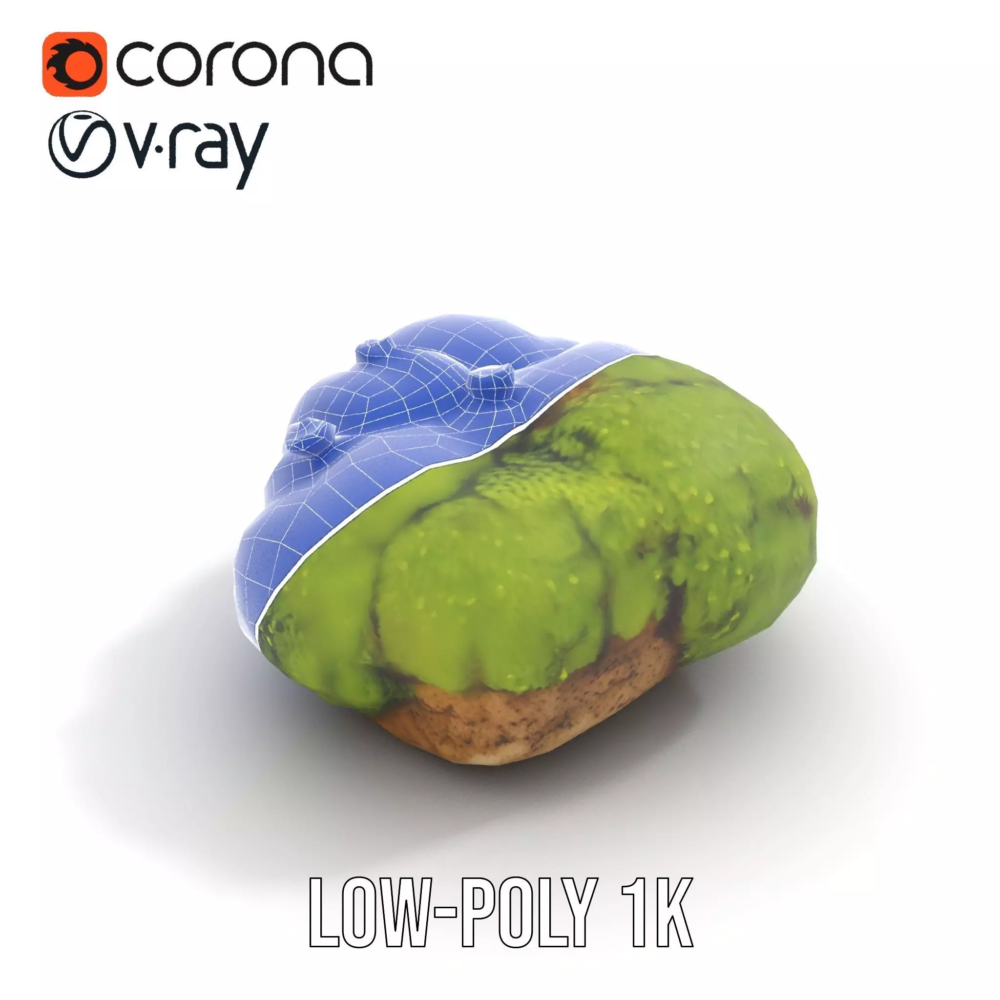 Verdant Mossy Rock model pack Texture_7