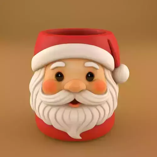 Santa Claus Planter 3D print model