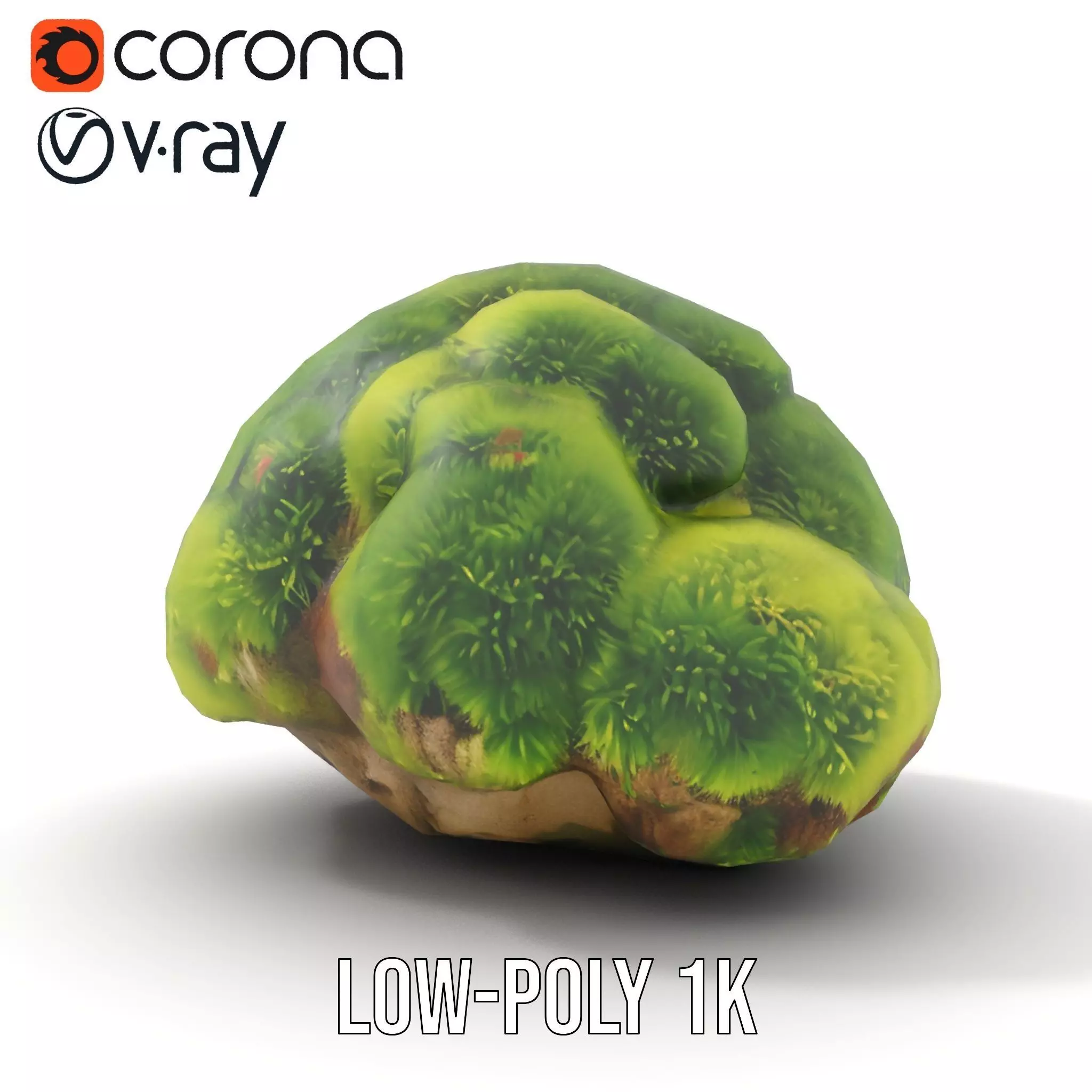 Green Mossy Rock model pack Texture_27