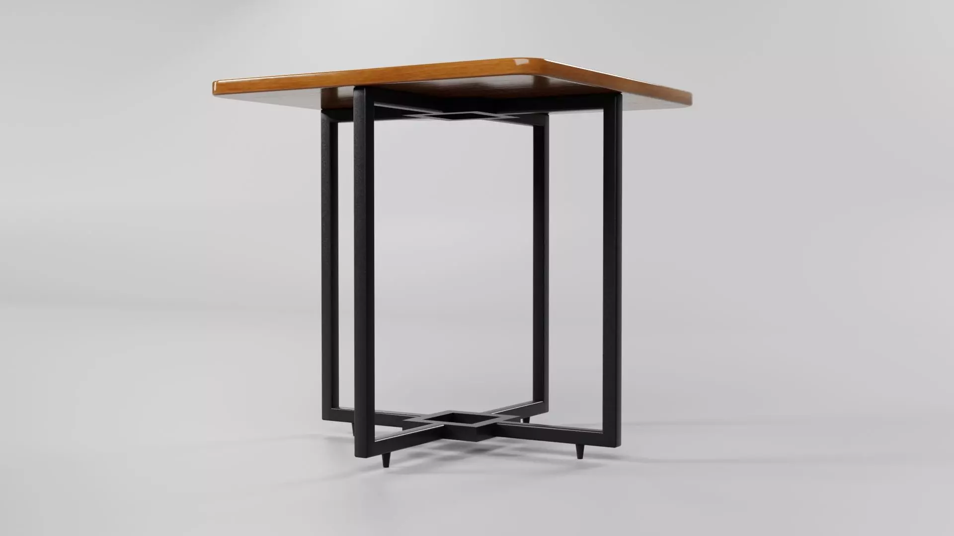 Square Table CG87 3D model_4