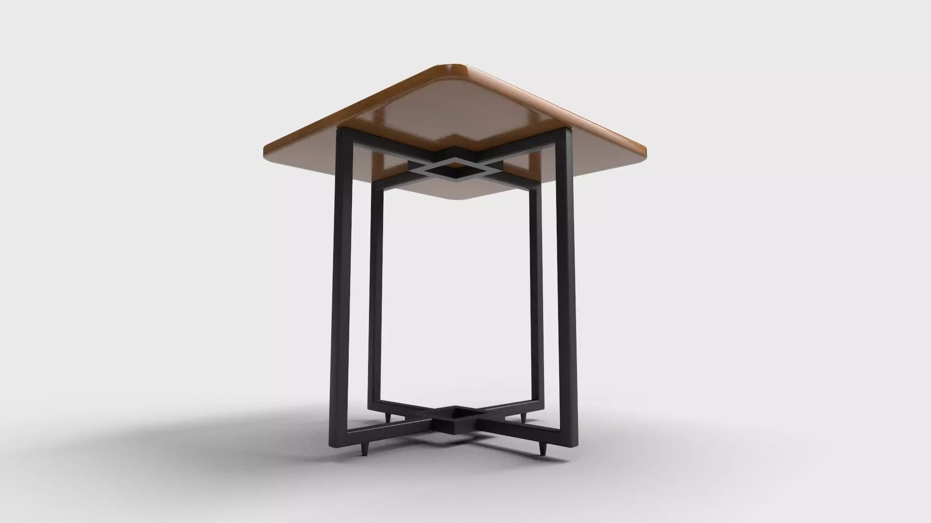 Square Table CG87 3D model_2