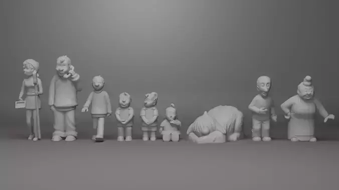 Hi and Lois Models Set