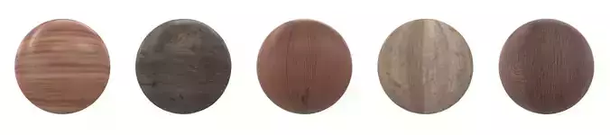 5 Seamless PBR Wood Textures  4K