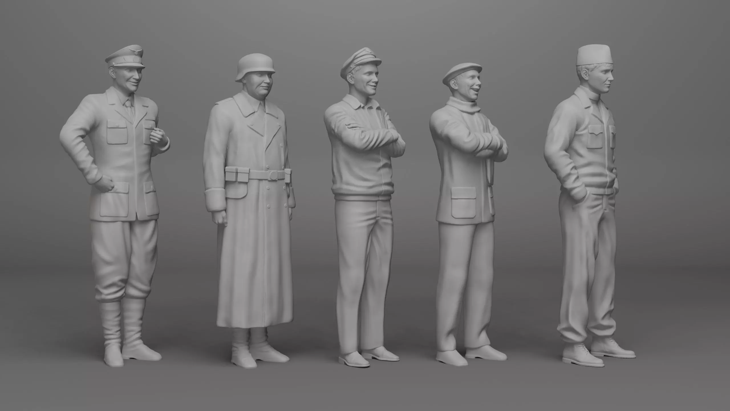 Hogan s Heroes 3D Models Set 3D print model_1