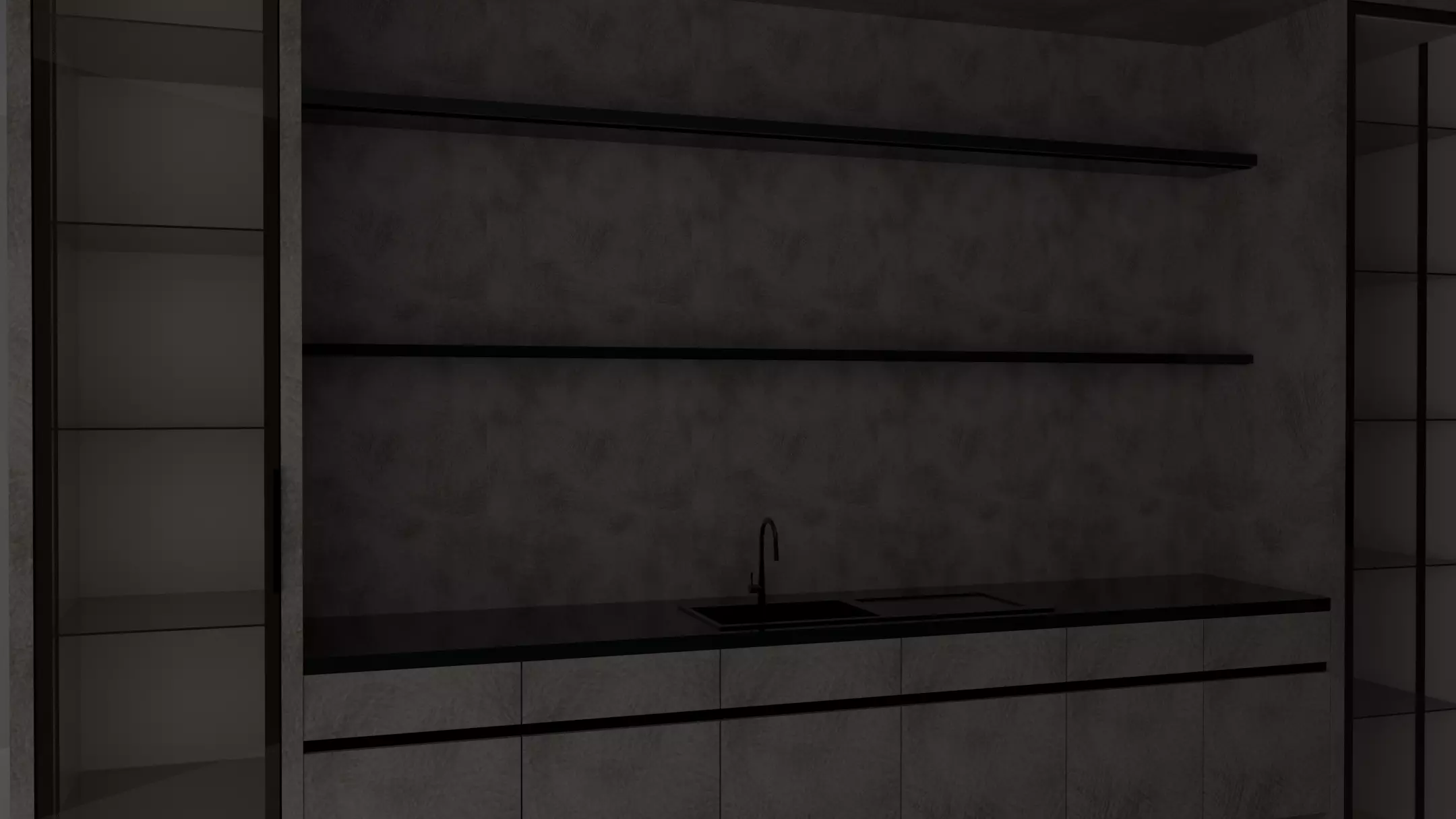 Shadow line Elegance Bar -Elegant Low-poly 3D model_5