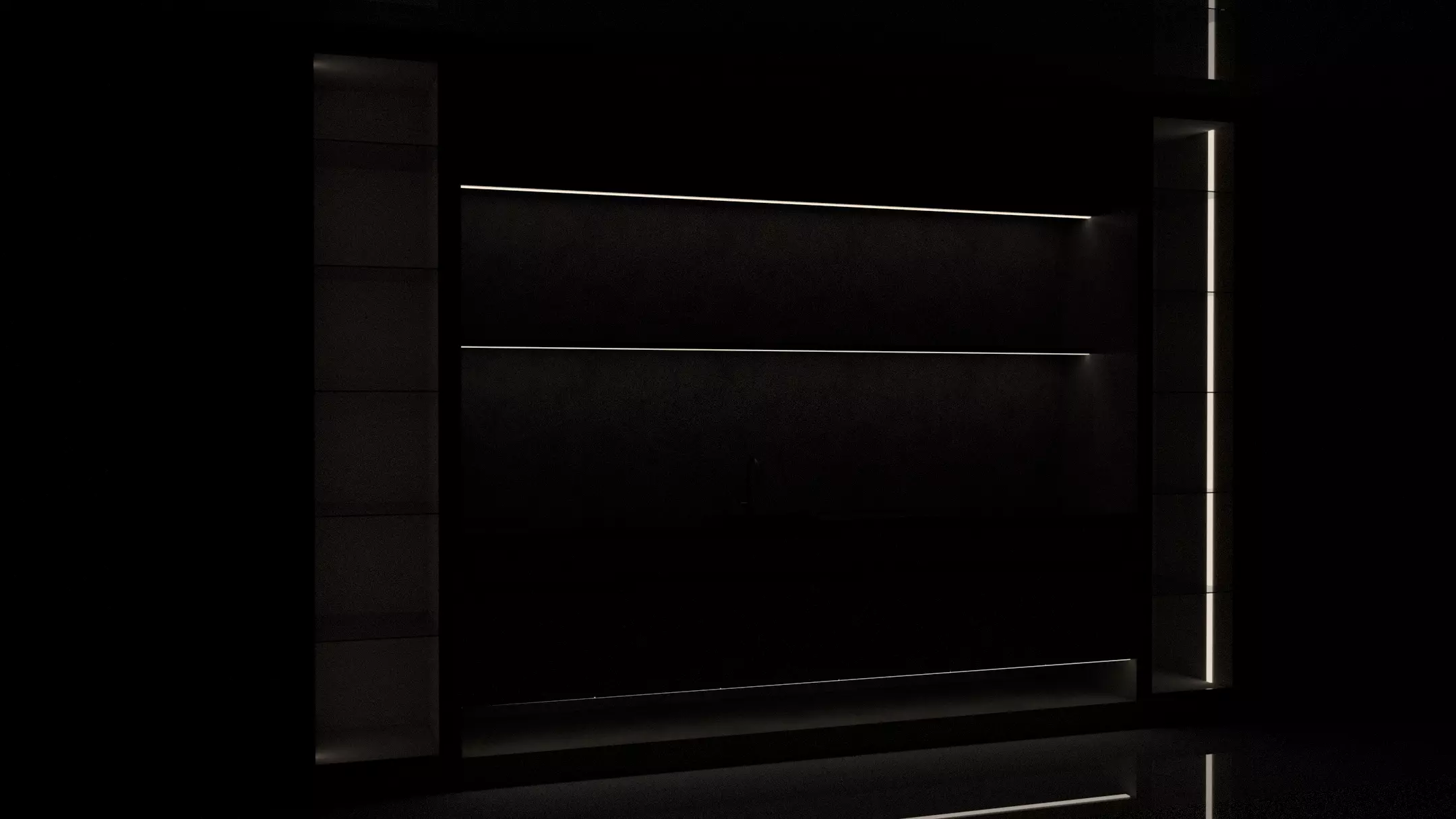 Shadow line Elegance Bar -Elegant Low-poly 3D model_3