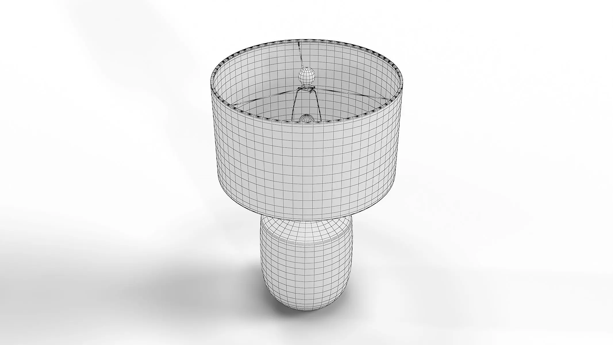 Uttermost Felipe Table Lamp Dark Gray 3D model_9