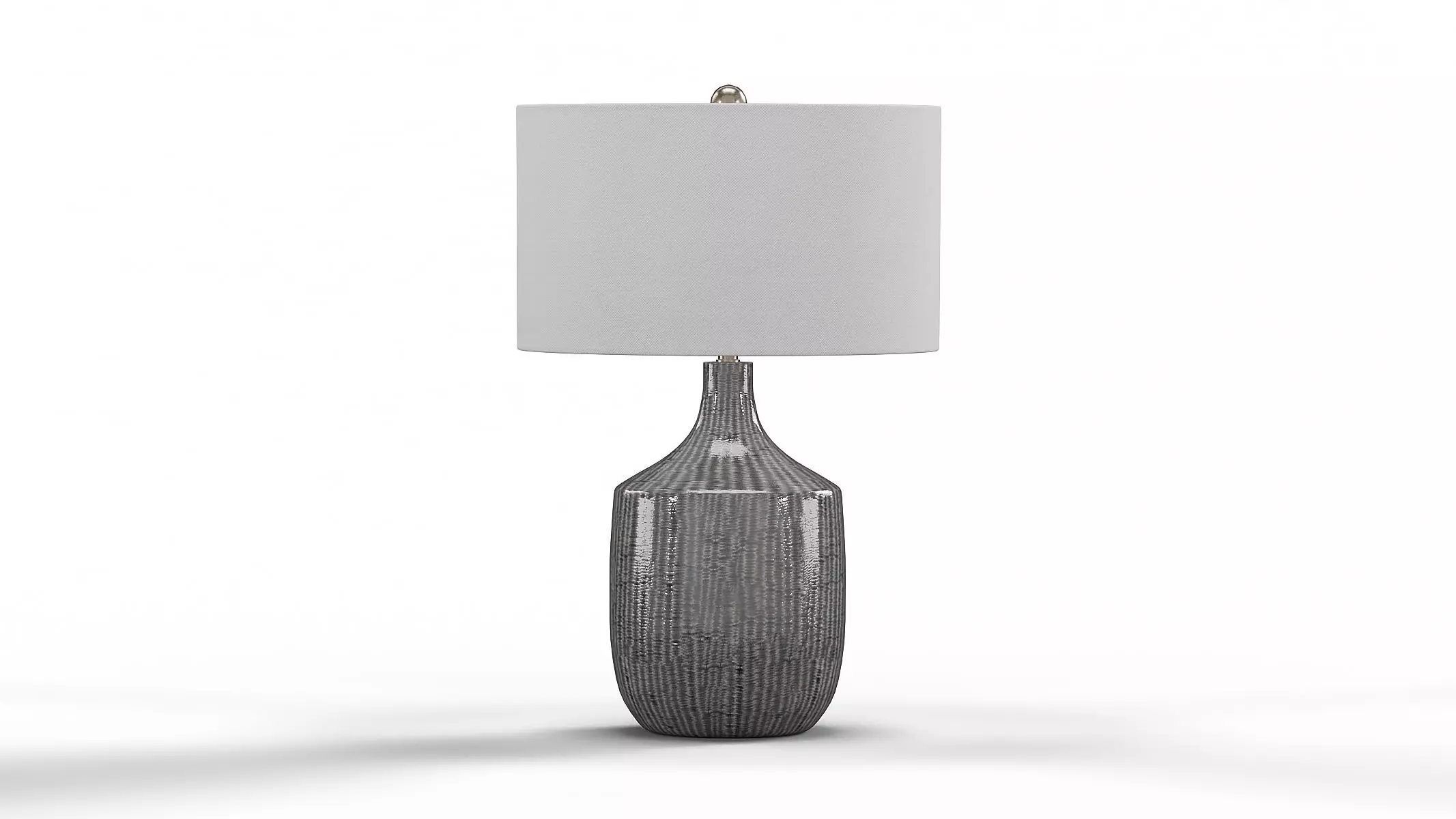 Uttermost Felipe Table Lamp Dark Gray 3D model_3