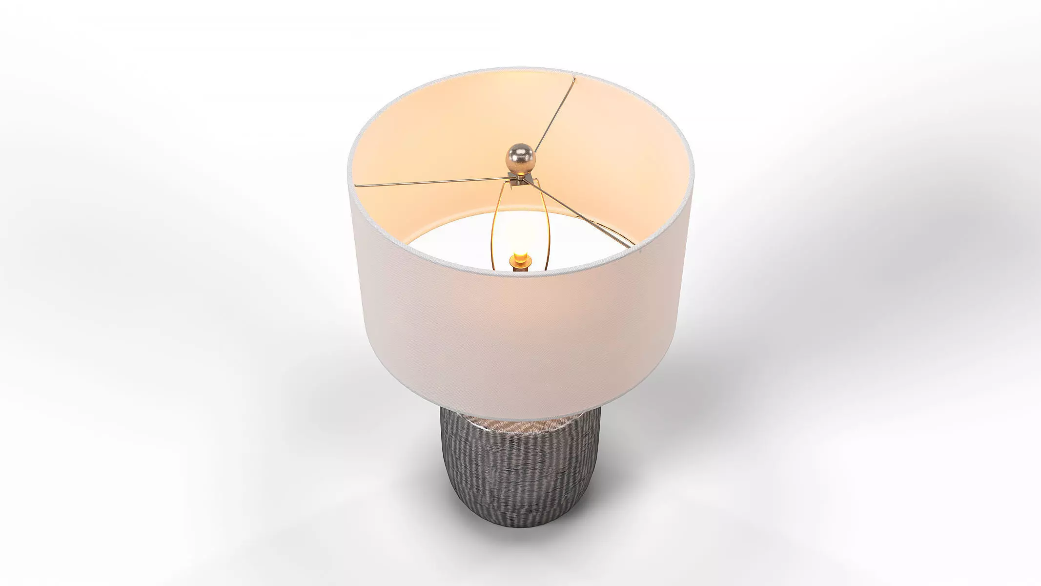 Uttermost Felipe Table Lamp Dark Gray 3D model_4