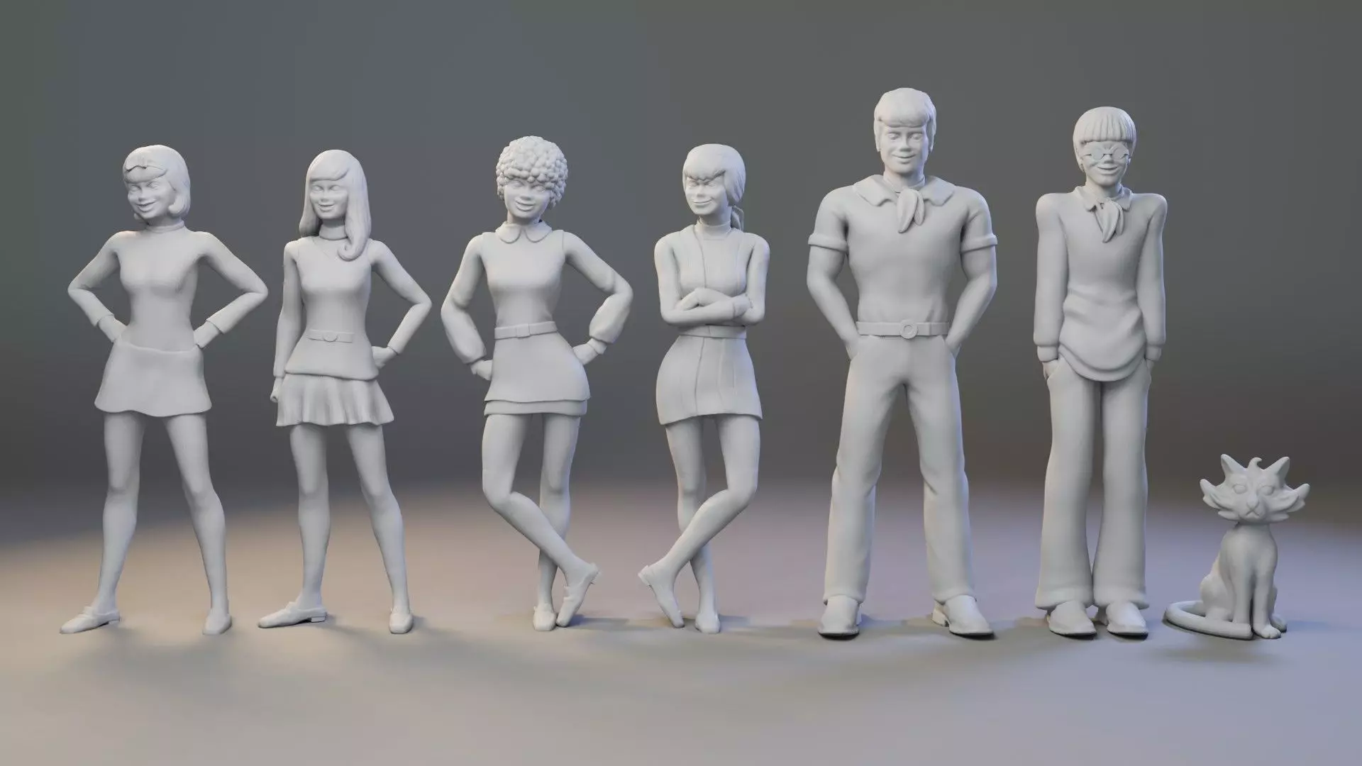 Josie and the Pussycats Set  3D print model_0