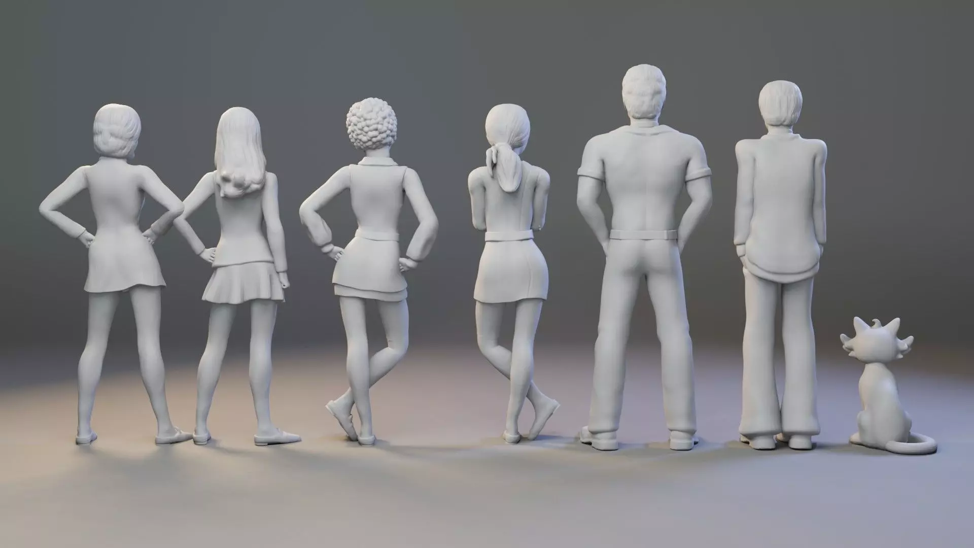 Josie and the Pussycats Set  3D print model_2