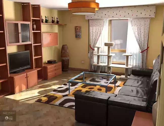 European Style Apartment 3D model
