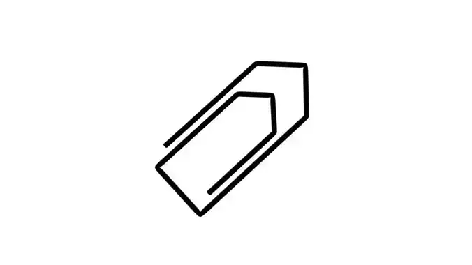 Geometric Paper Clip 3D 